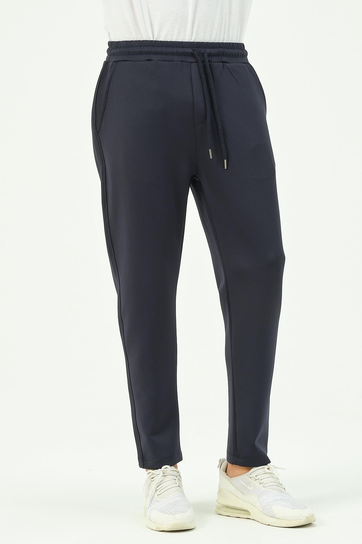 C&City Erkek Düz Paça Yandan Cepli Eşofman Altı 852 Lacivert