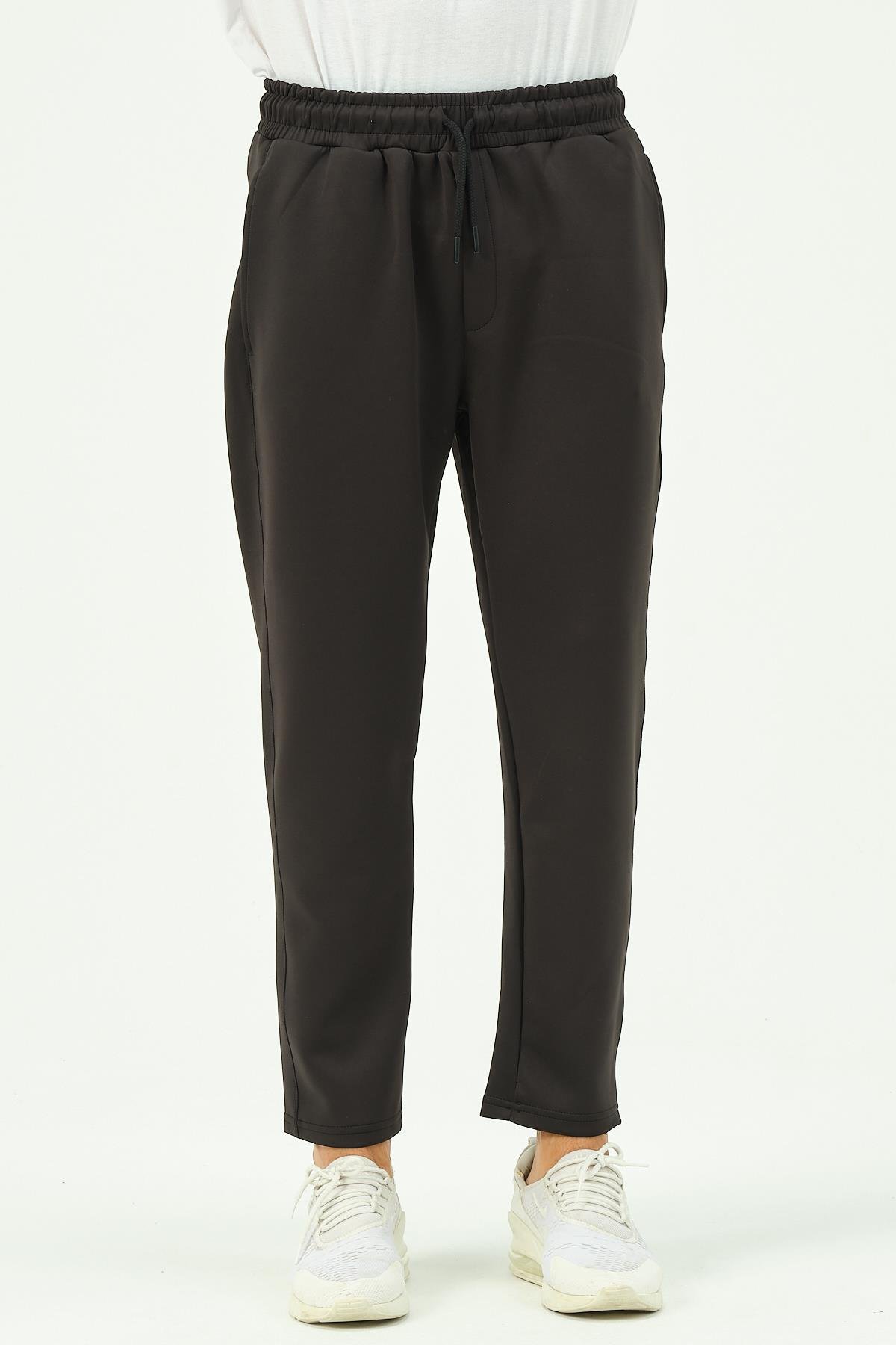 C&City Erkek Düz Paça Yandan Cepli Eşofman Altı 852 Siyah