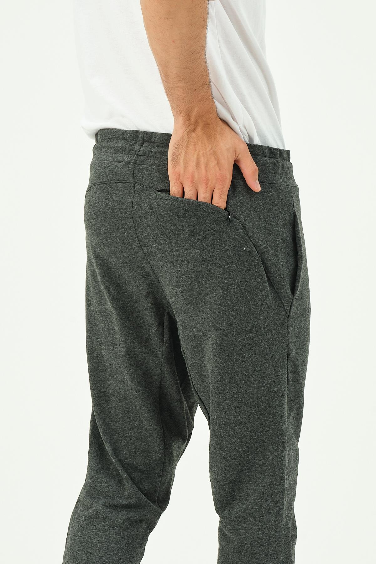 C&City Erkek Fermuarlı Paça Arka Cepli Eşofman Altı 782 Antrasit