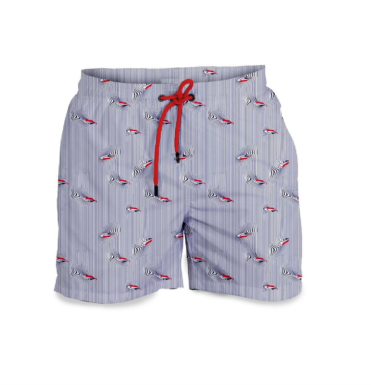 C&City Erkek Hawai Deniz Şort K-08