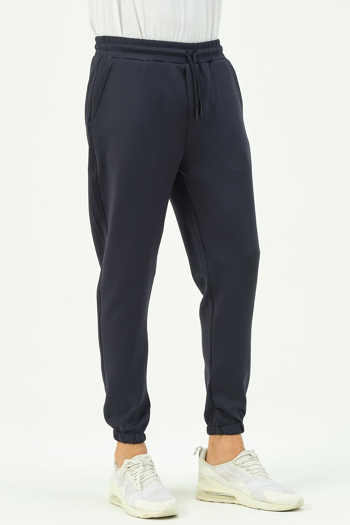 C&City Erkek Lastikli Paça Yandan Cepli Eşofman Altı 853 Lacivert