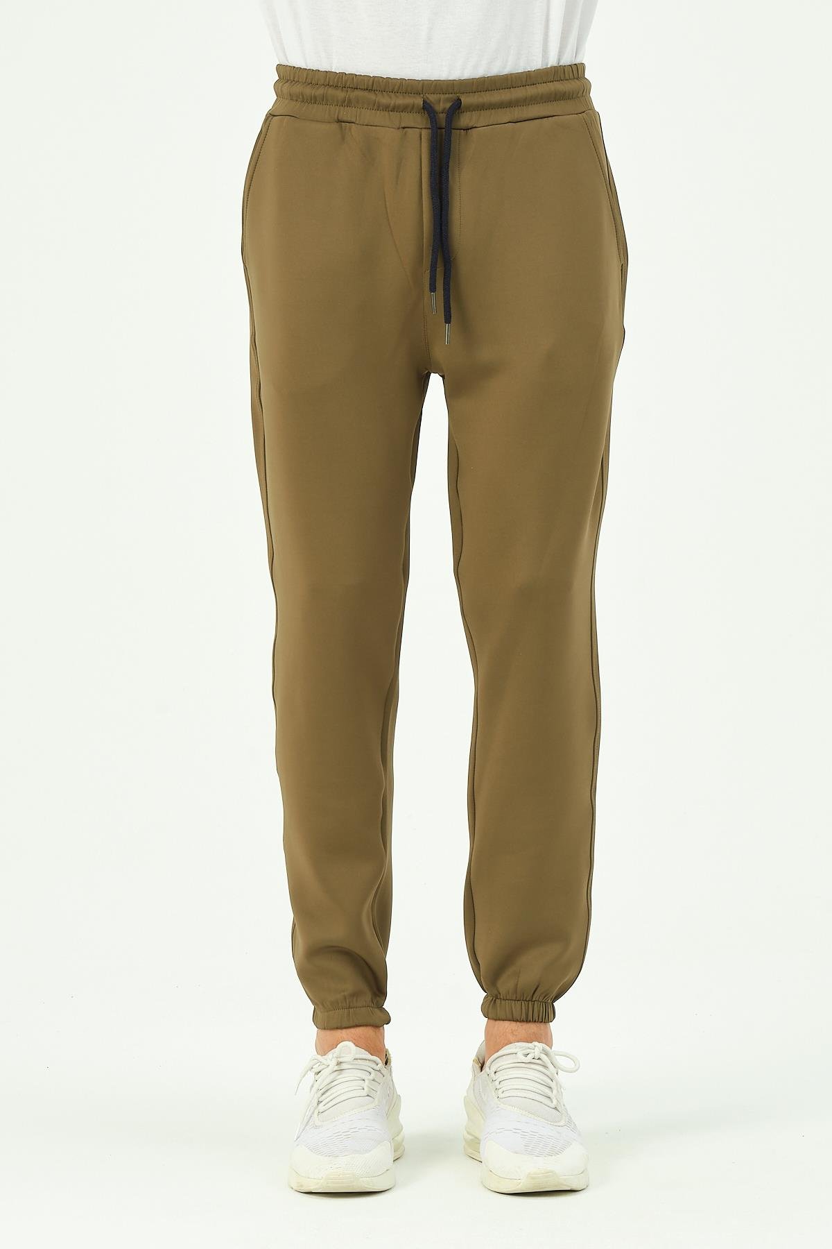 C&City Erkek Lastikli Paça Yandan Cepli Eşofman Altı 853 Haki