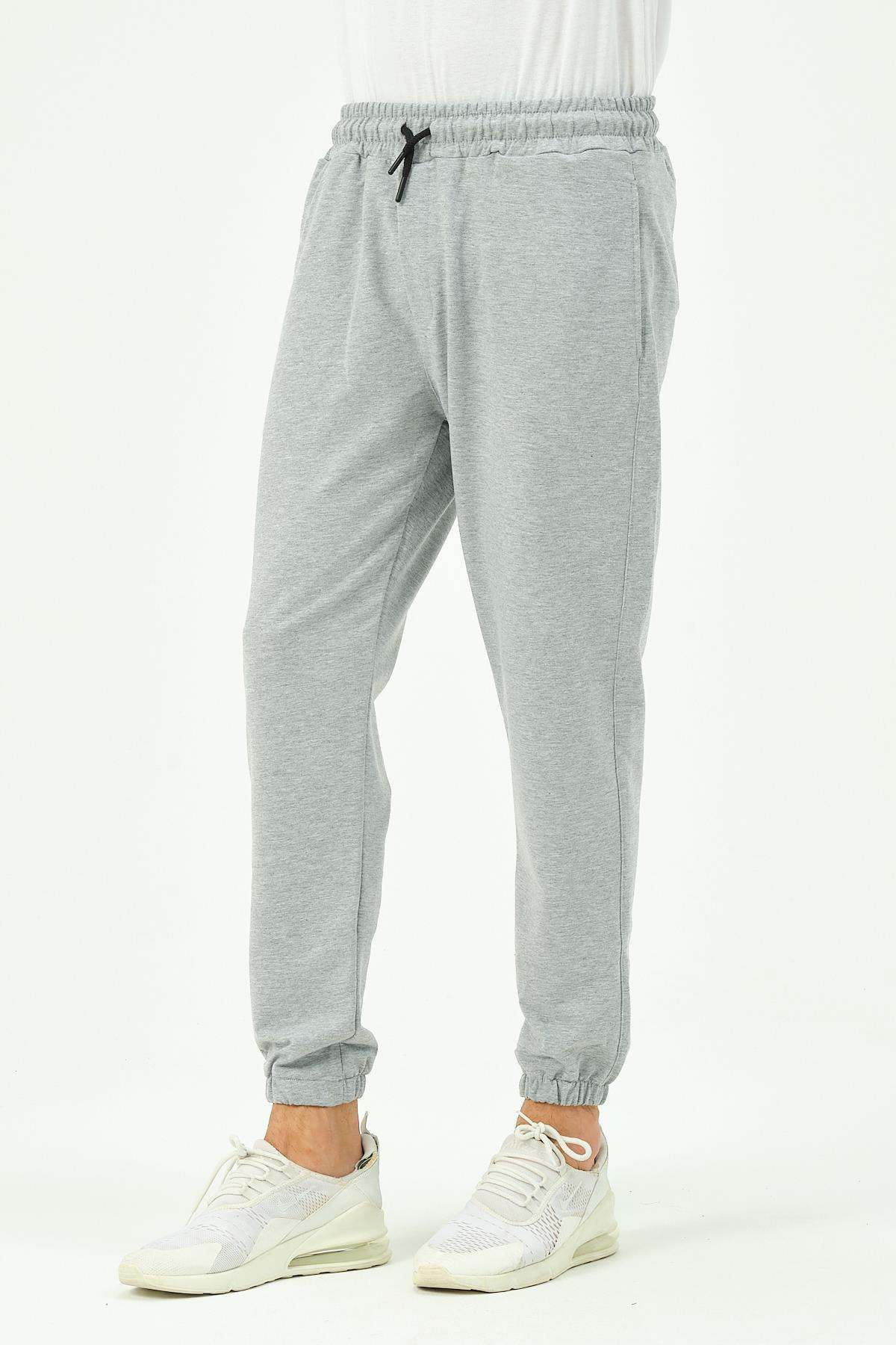 C&City Erkek Lastikli Paça Yandan Cepli Eşofman Altı 781 Gri