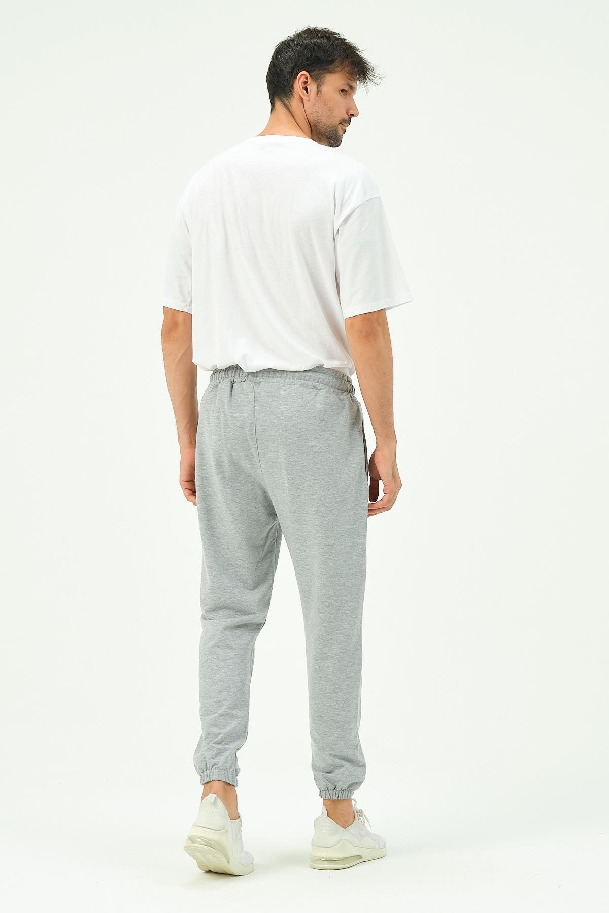 C&City Erkek Lastikli Paça Yandan Cepli Eşofman Altı 781 Gri