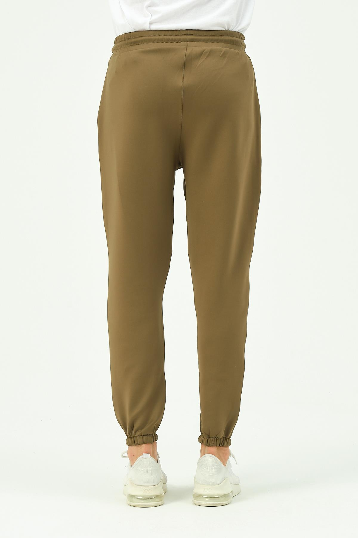 C&City Erkek Lastikli Paça Yandan Cepli Eşofman Altı 853 Haki