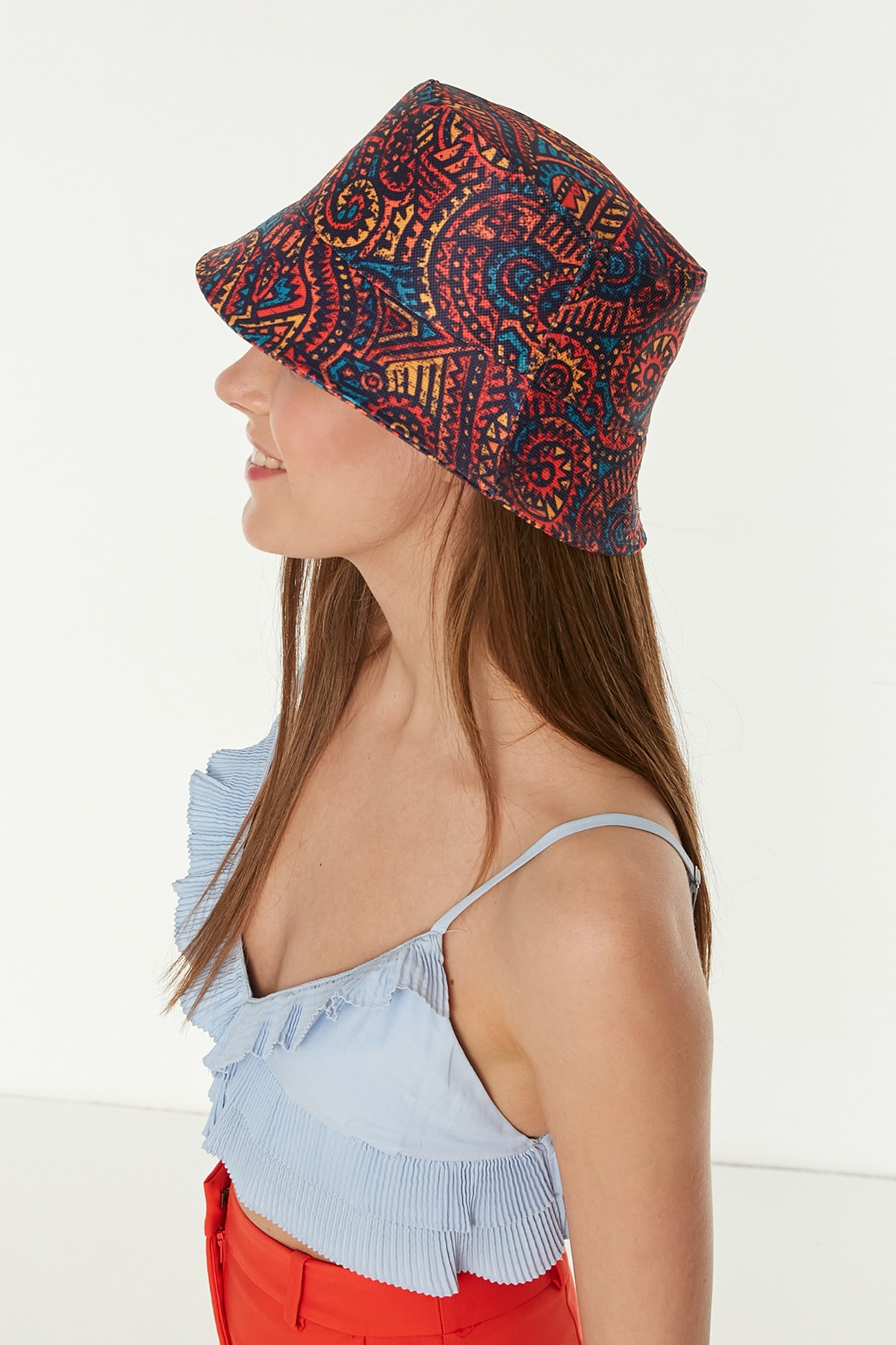 C&City Fötr Plaj Şapkası  Y8073 K-09