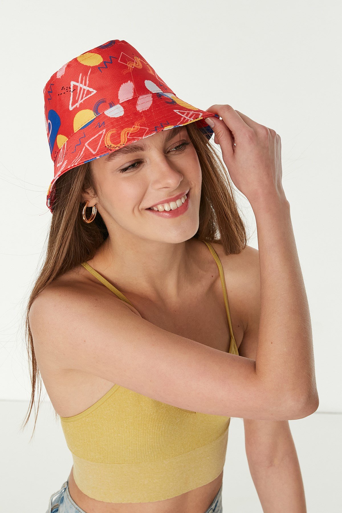 C&City Fötr Plaj Şapkası  Y8073 K-24