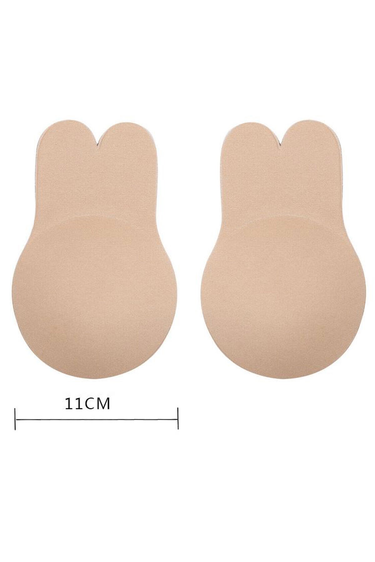 C&City Göğüs Dikleştirici Göğüs Ucu Gizleyici Push Up Silikon Sütyen Ten