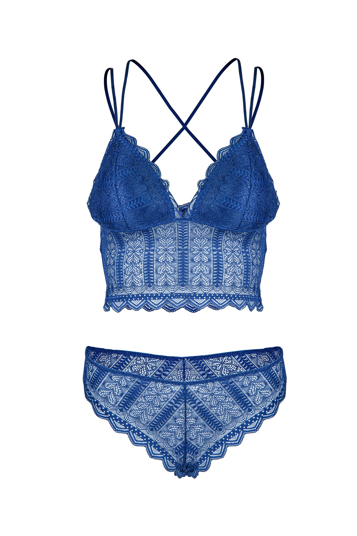 C&City Hafif Destekli Bralet Takım C14005 Lacivert