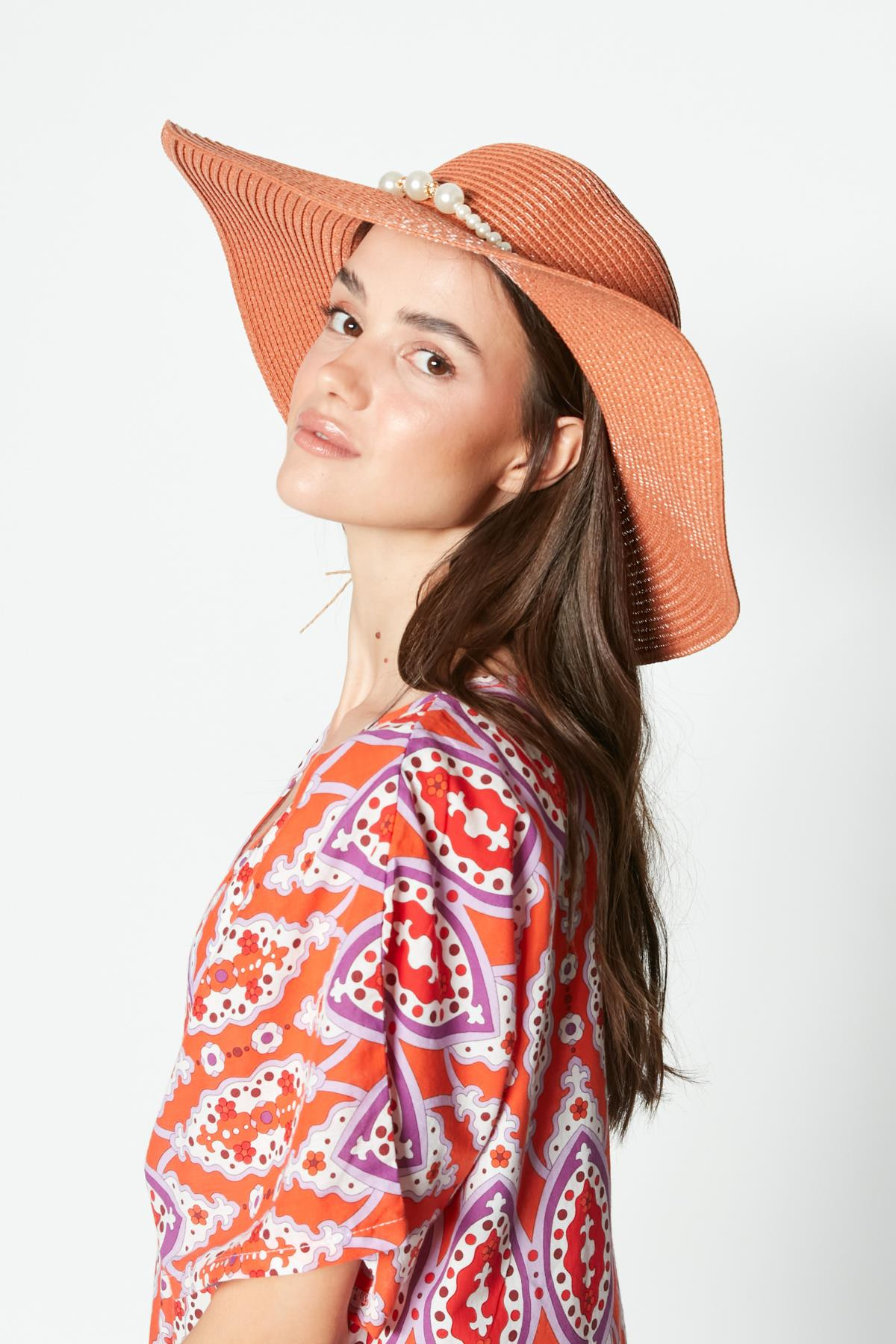 C&City Hasır Plaj Şapkası Y23730-03 Fındık