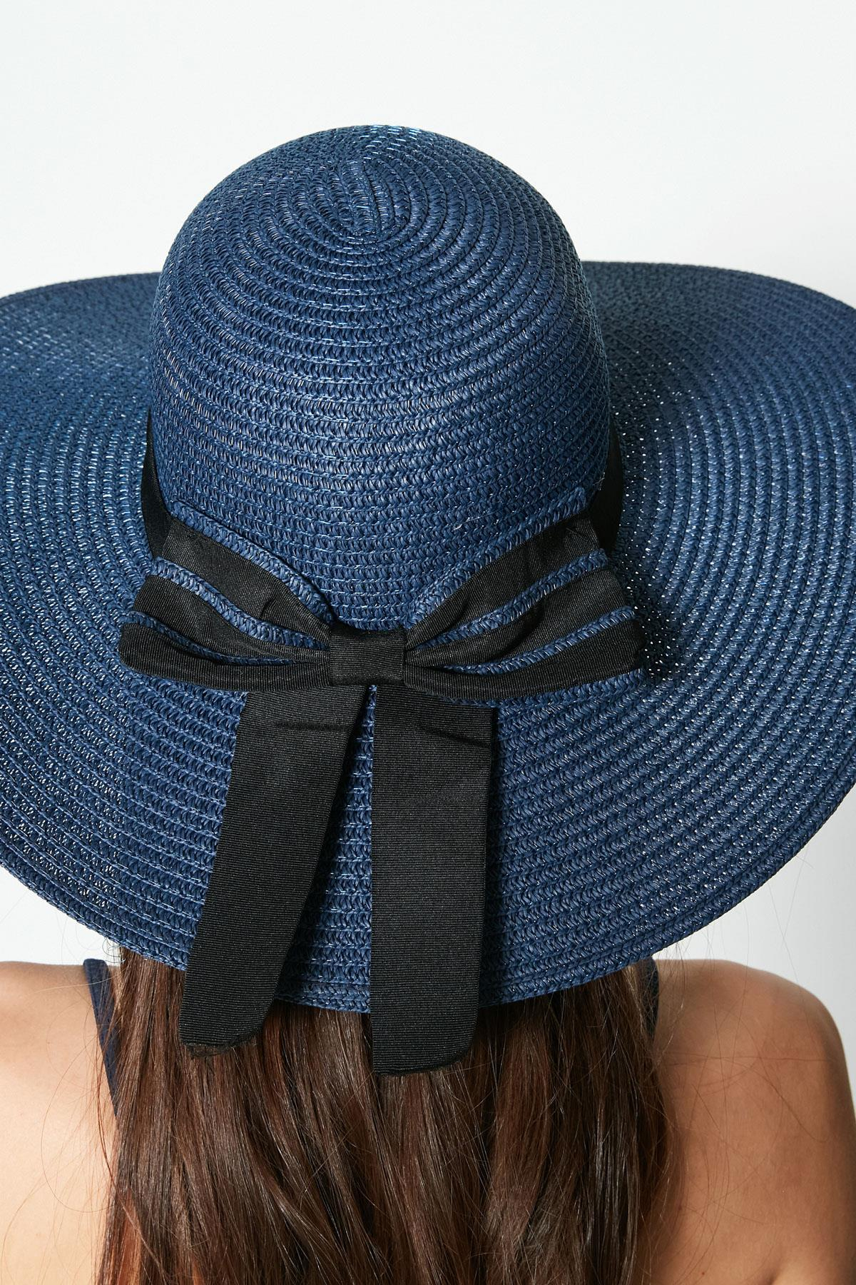 C&City Hasır Plaj Şapkası Y23730-26 Lacivert