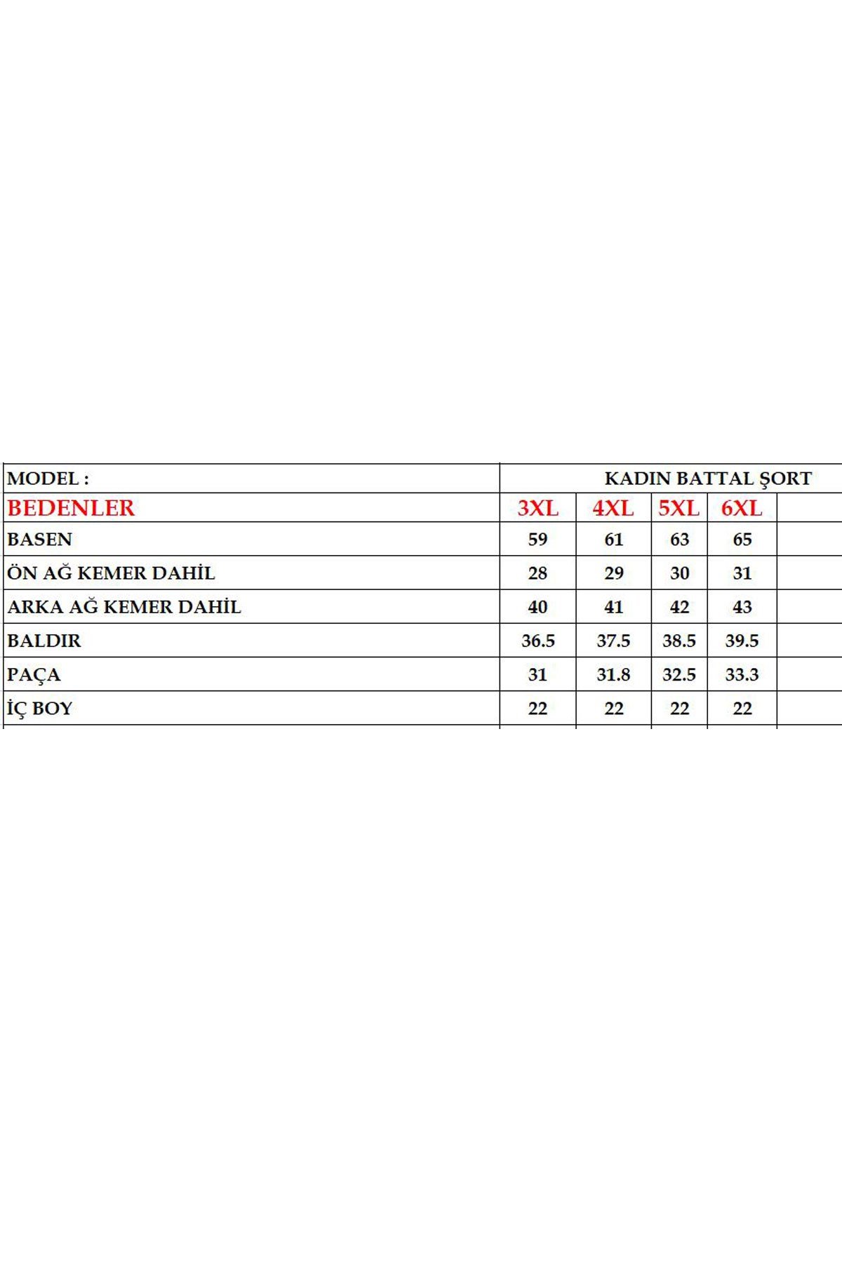 C&City Kadın Büyük Beden Likralı Deniz Şort C1850 Mint
