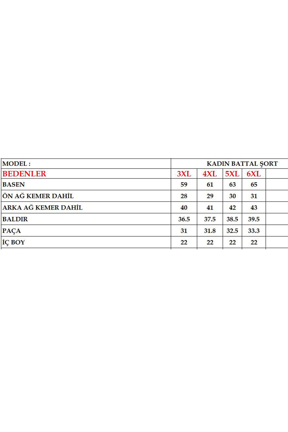 C&City Kadın Büyük Beden Likralı Deniz Şort C1850 Saks