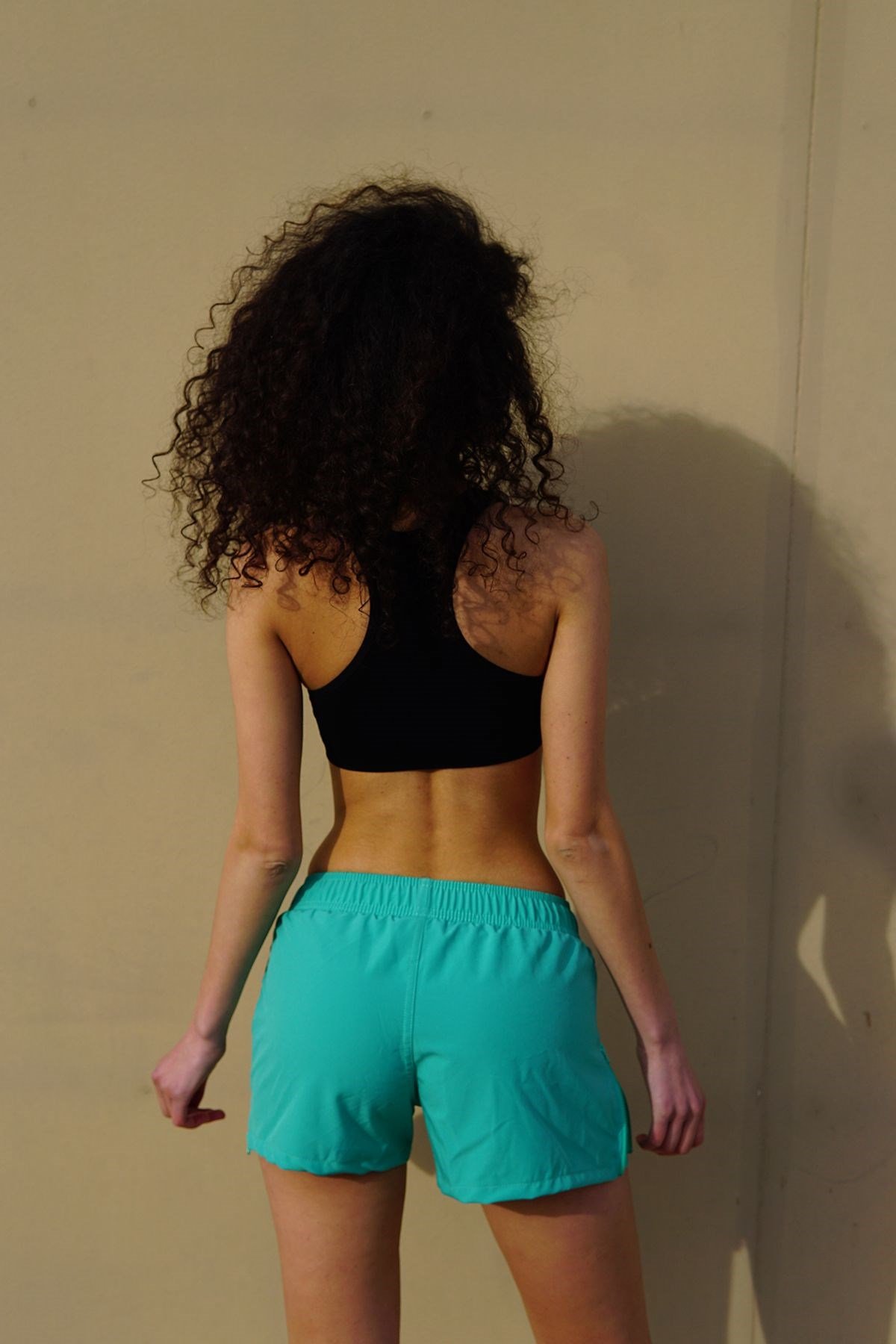 C&City Kadın Likralı Deniz Şort C1816 Mint