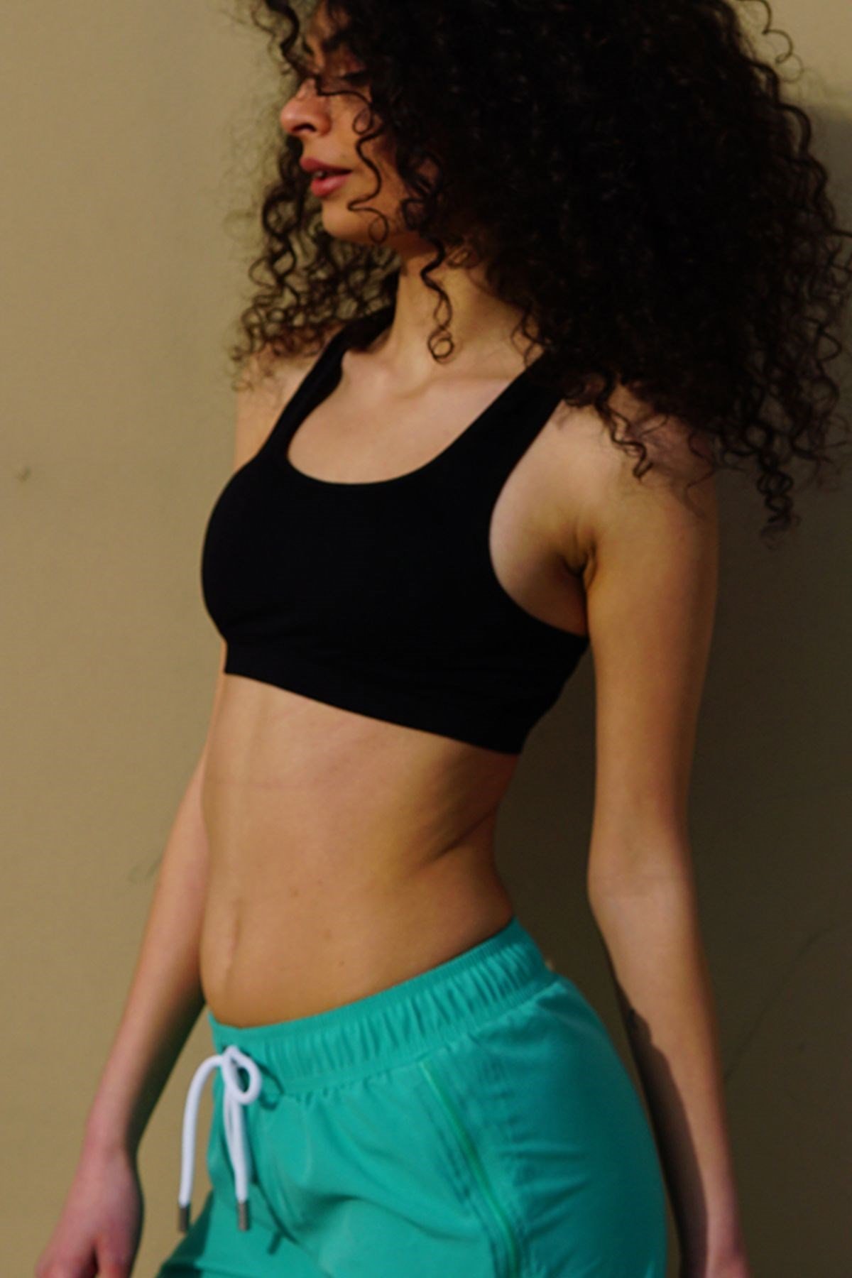 C&City Kadın Likralı Deniz Şort C1816 Mint