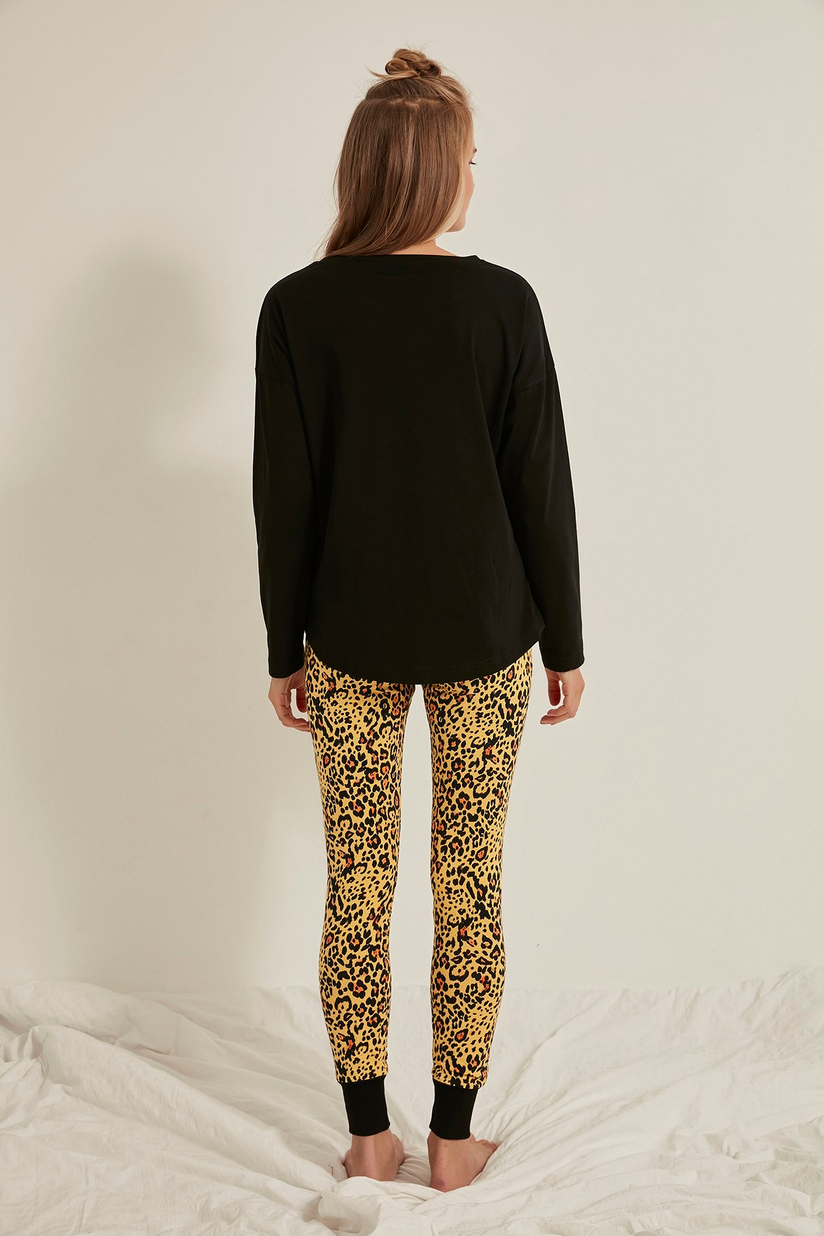 C&City Kadın Pijama Takım 0031252969 Siyah