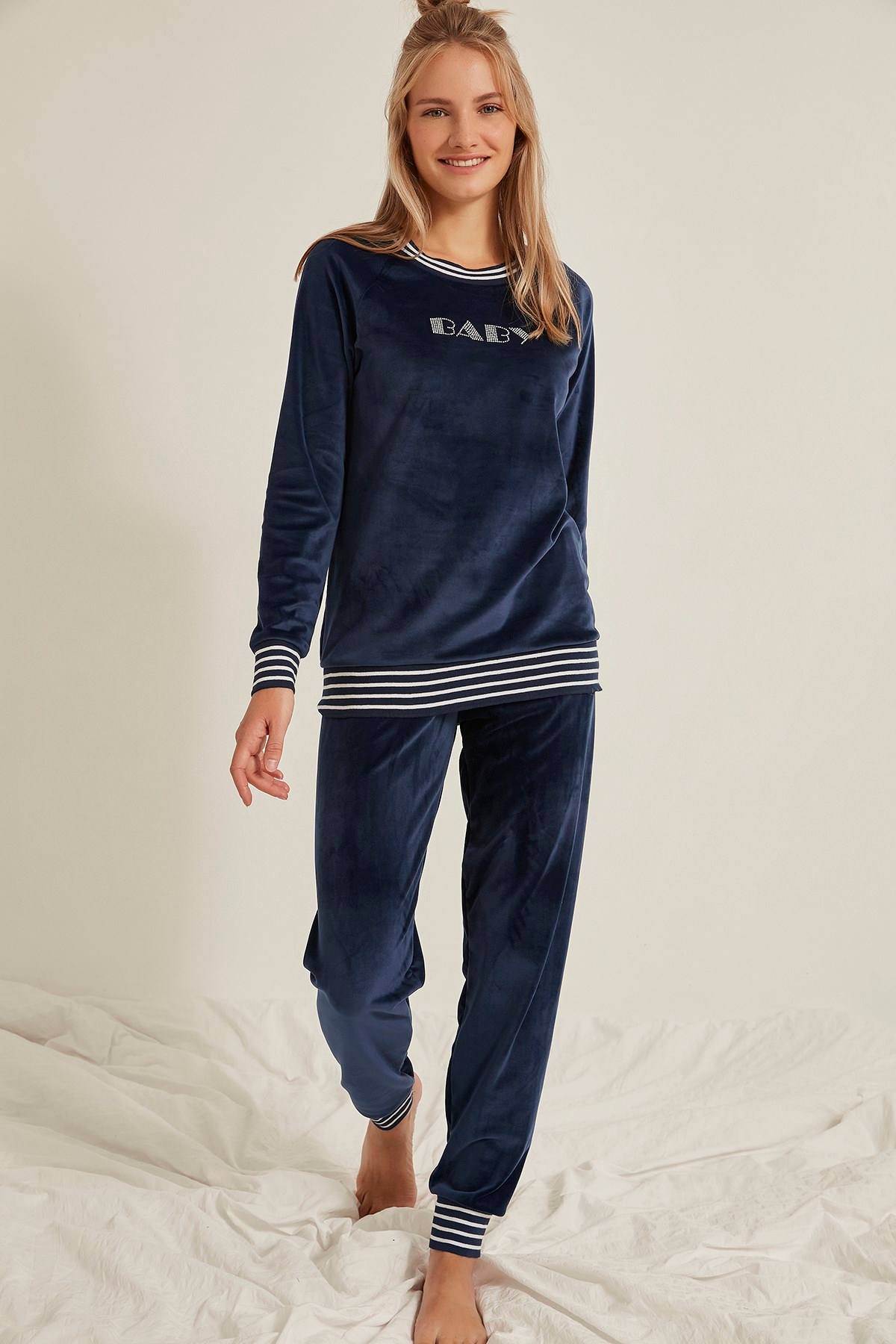 C&City Kadın Pijama Takım 0050710000 İndigo
