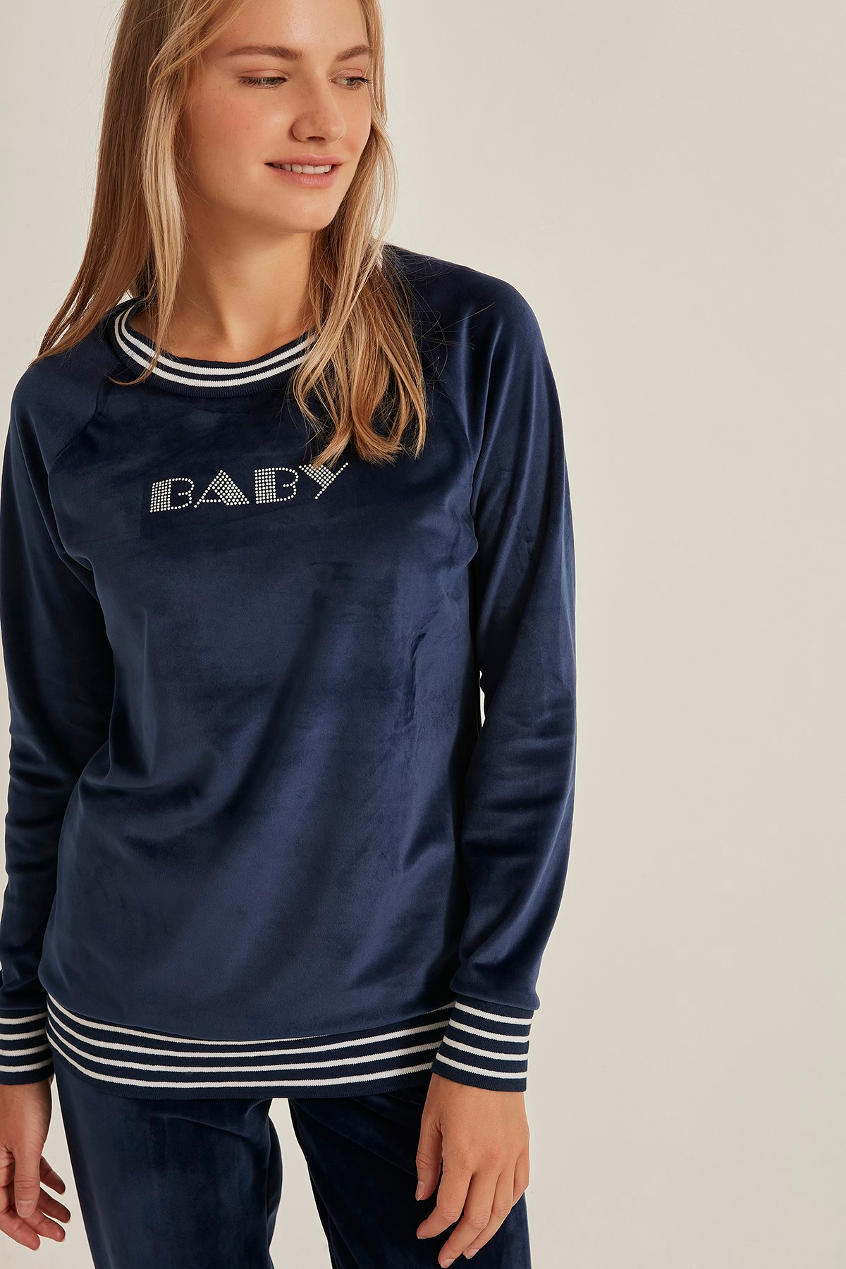 C&City Kadın Pijama Takım 0050710000 İndigo