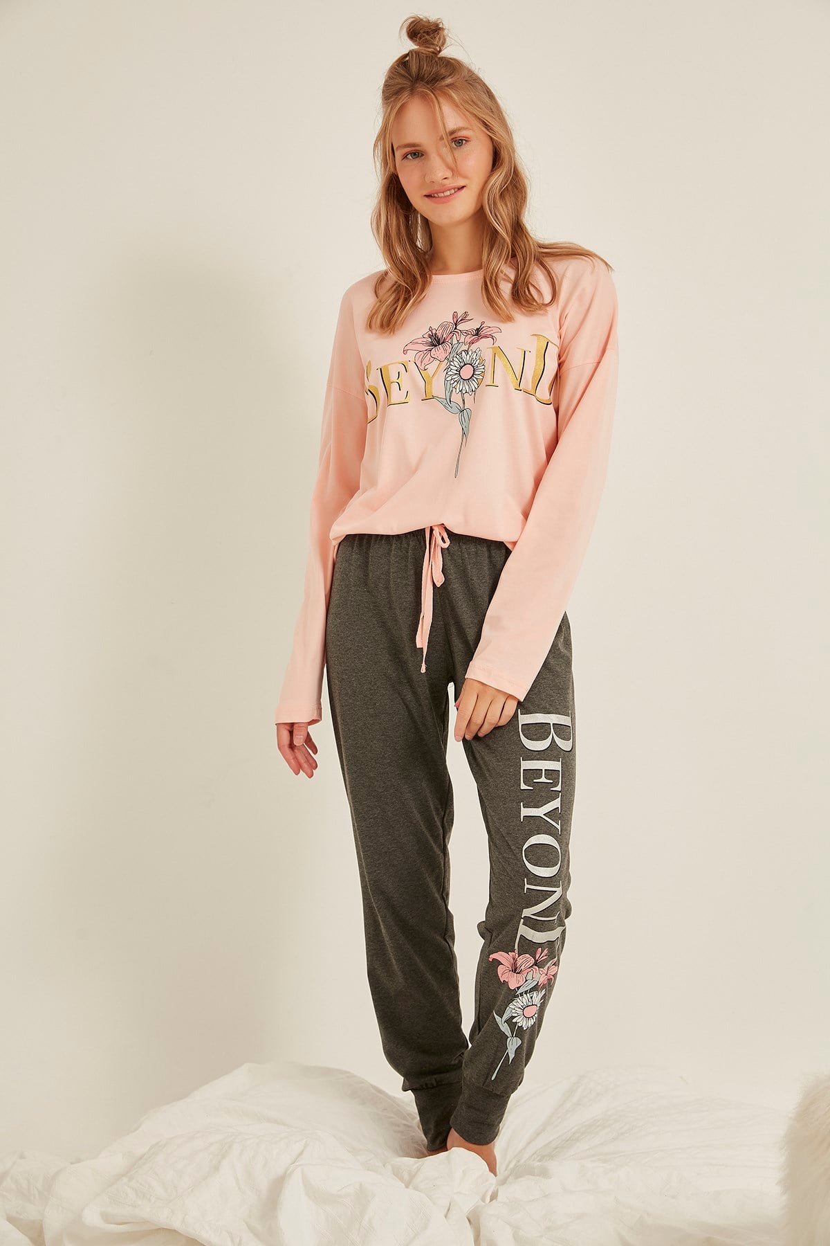 C&City Kadın Pijama Takım 0020690000 Toz Pembe