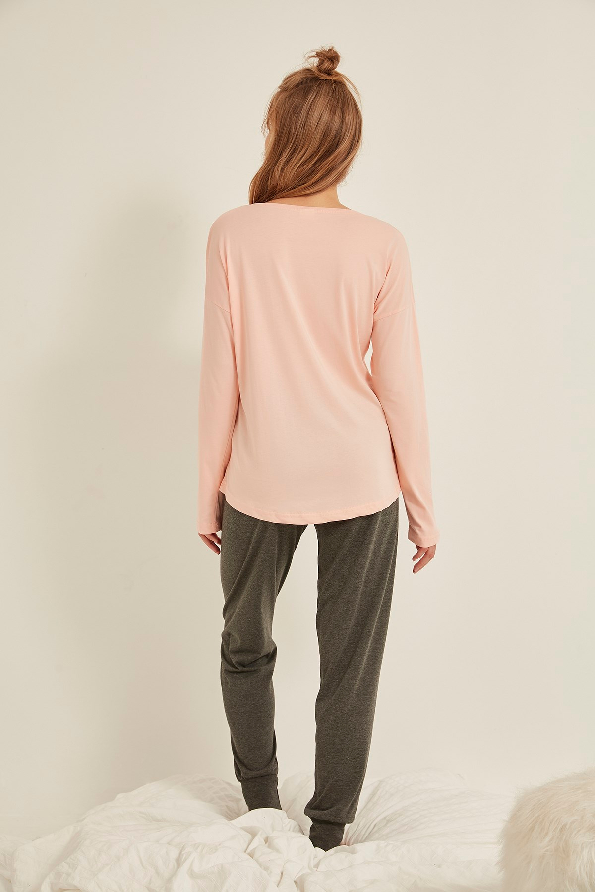 C&City Kadın Pijama Takım 0020690000 Toz Pembe