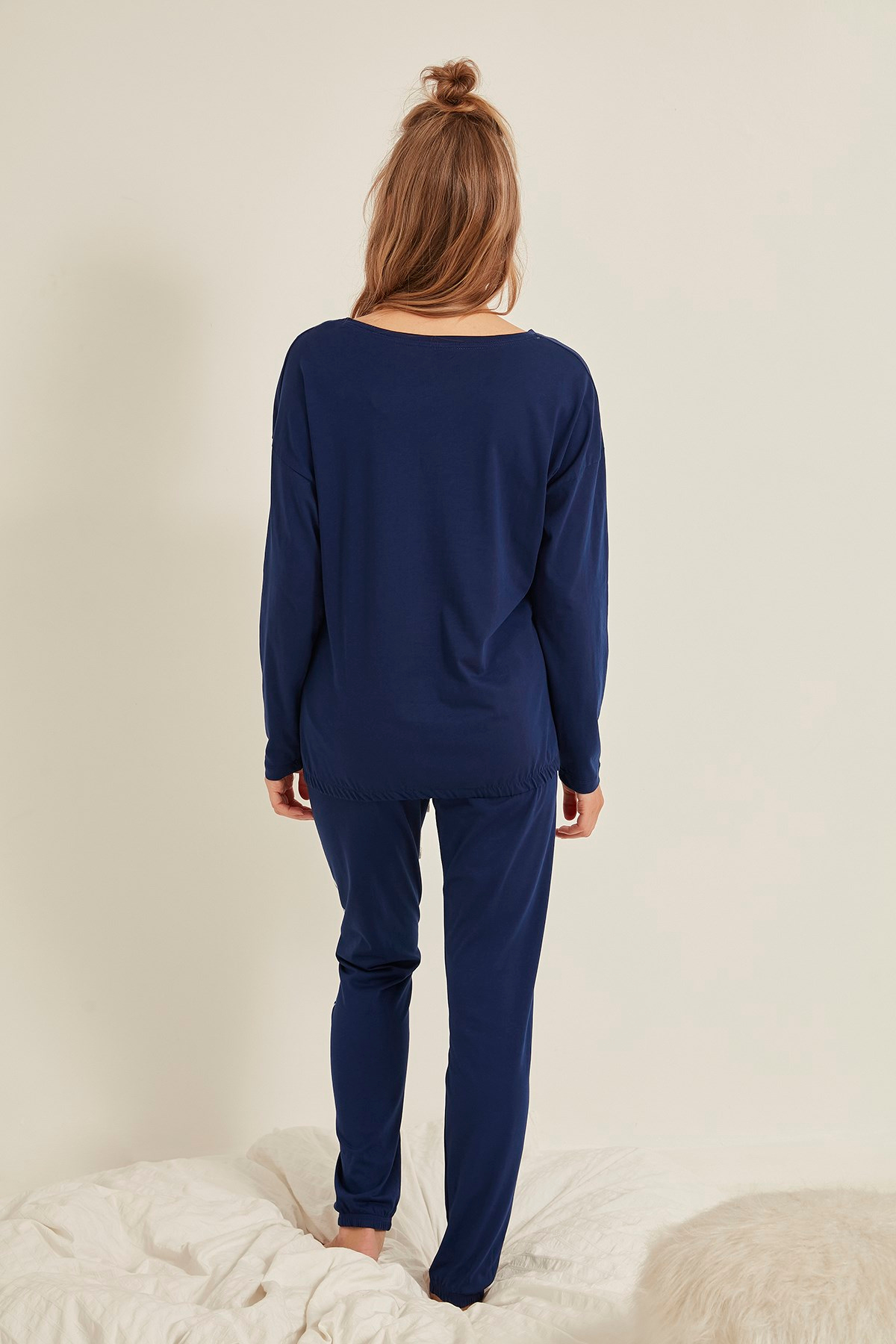 C&City Kadın Pijama Takım 0030220000 İndigo