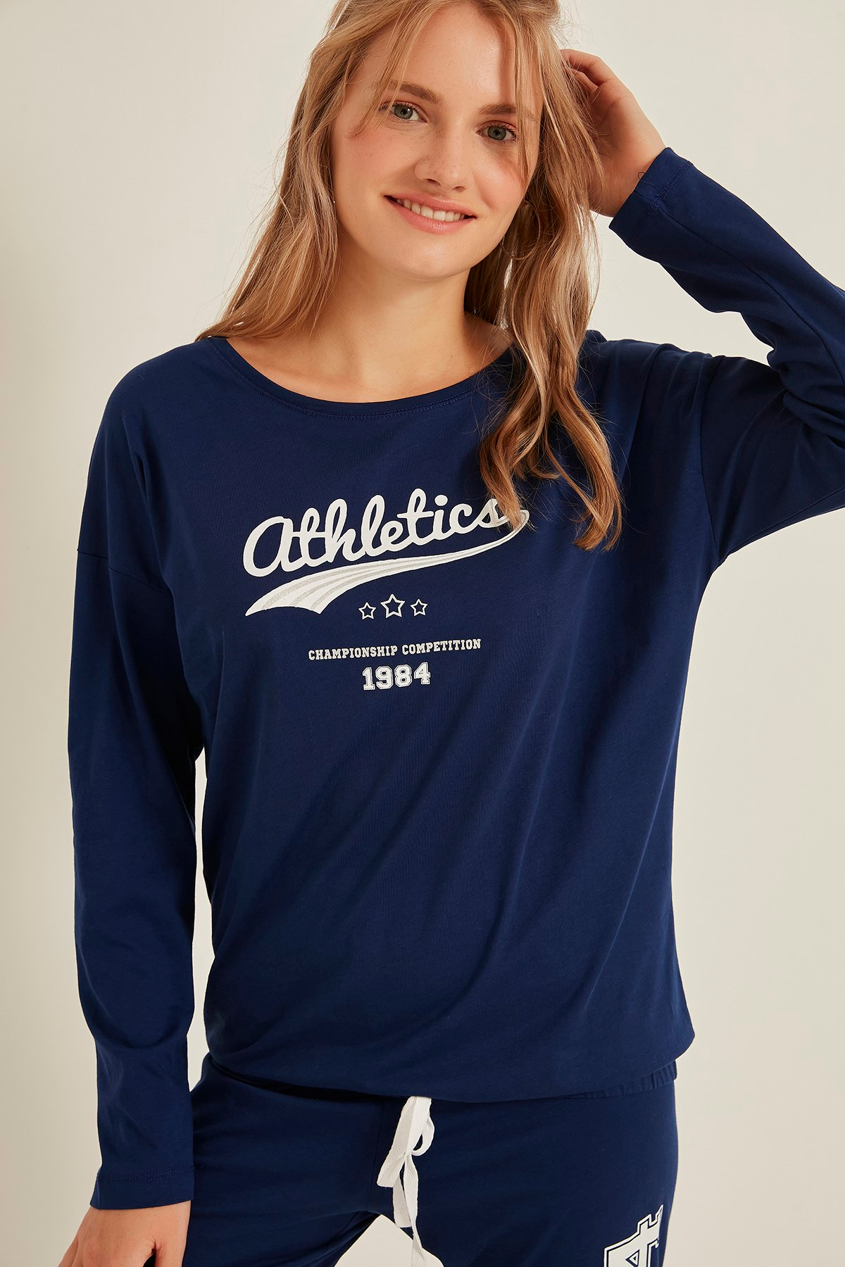 C&City Kadın Pijama Takım 0030220000 İndigo