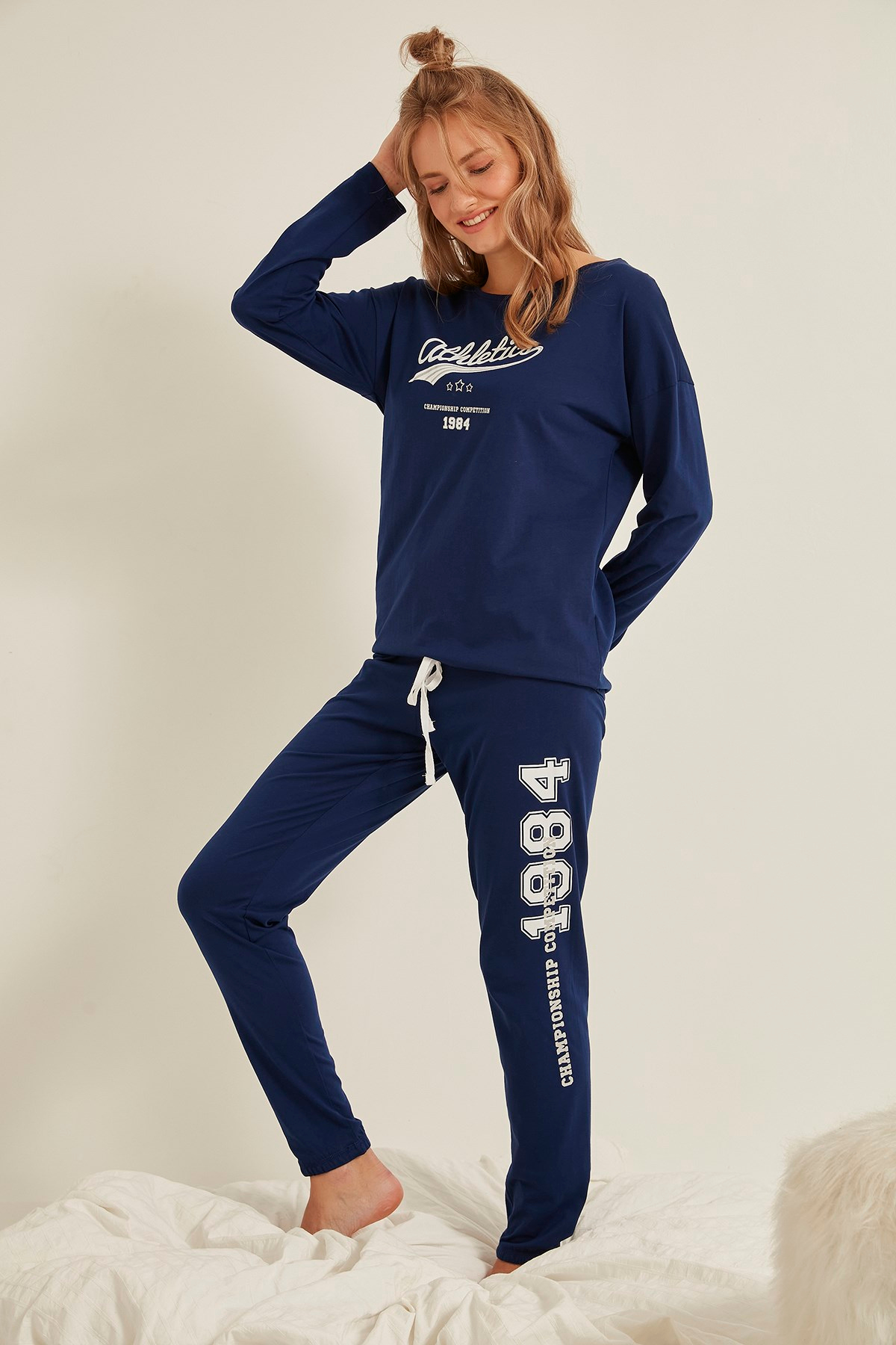 C&City Kadın Pijama Takım 0030220000 İndigo