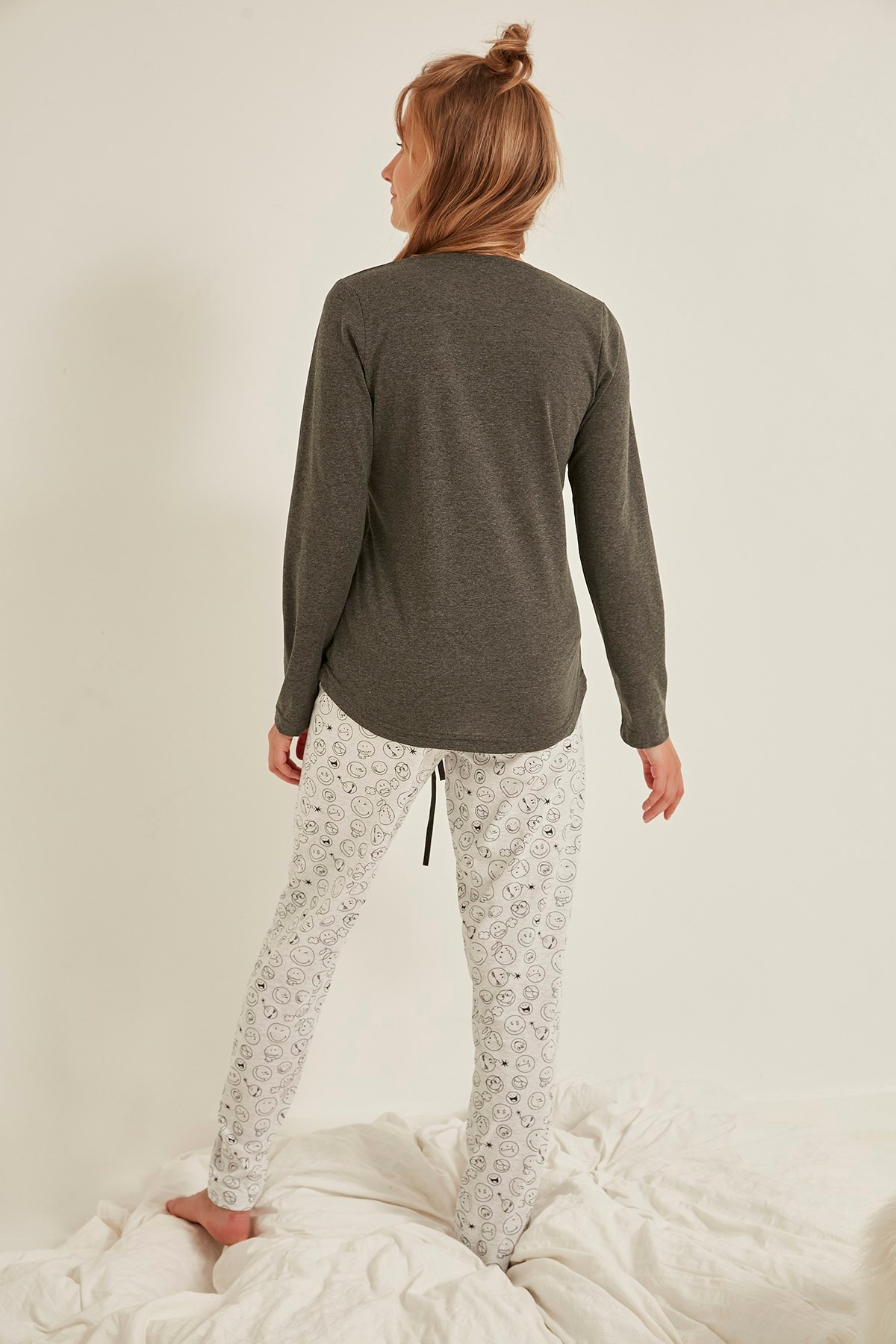 C&City Kadın Pijama Takım 0040741690 Antrasit