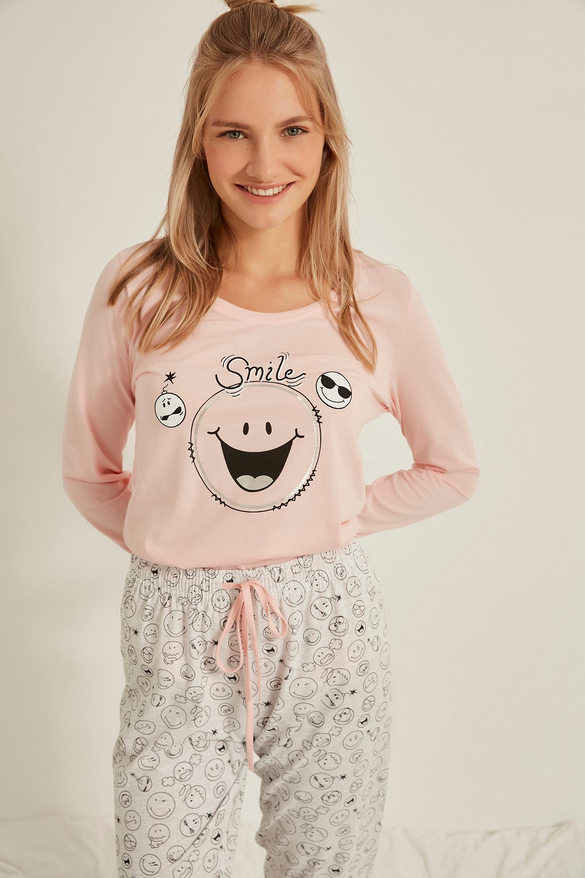 C&City Kadın Pijama Takım 0040741690 Toz Pembe