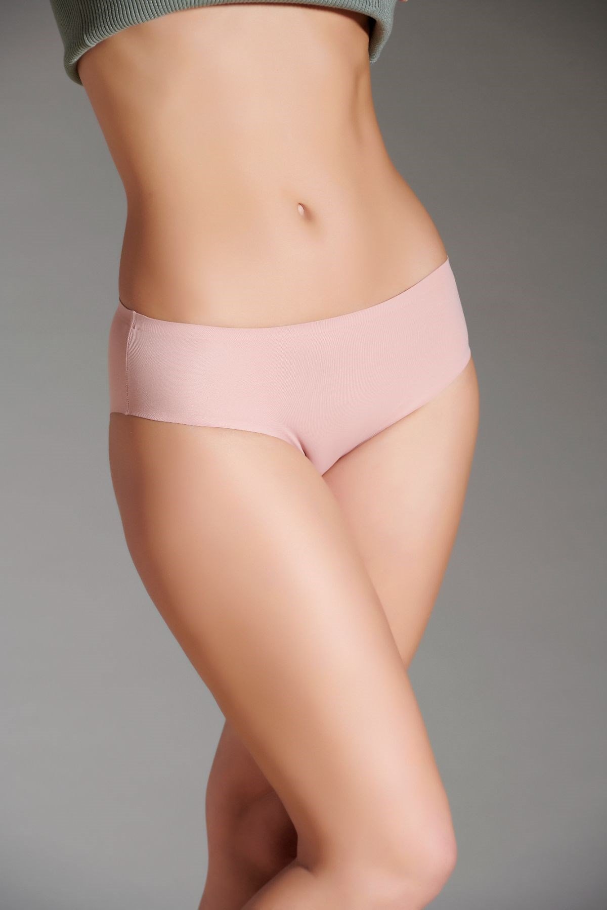 C&City Kadın Slip Külot C11001 Pudra