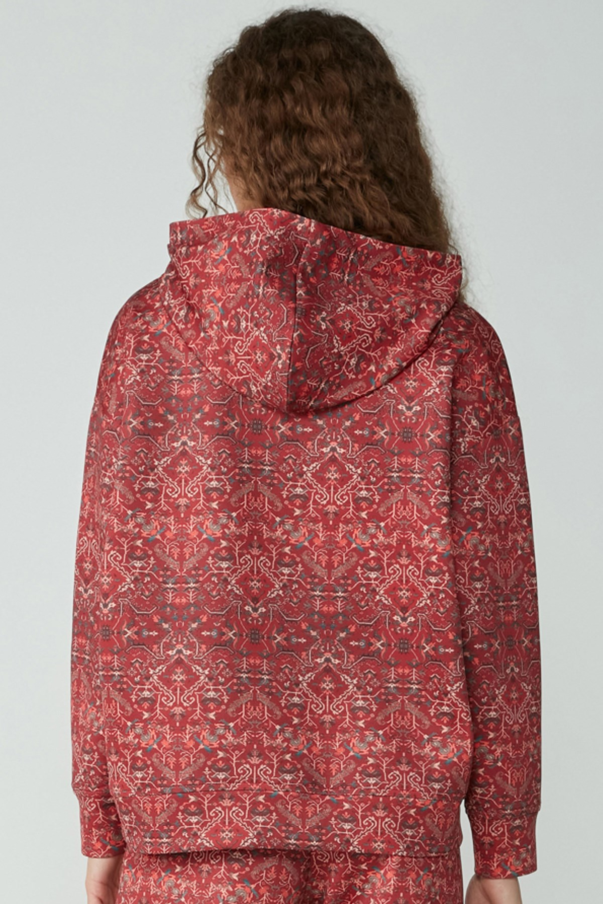 C&City Kapüşonlu Sweatshirt 827 Kremit