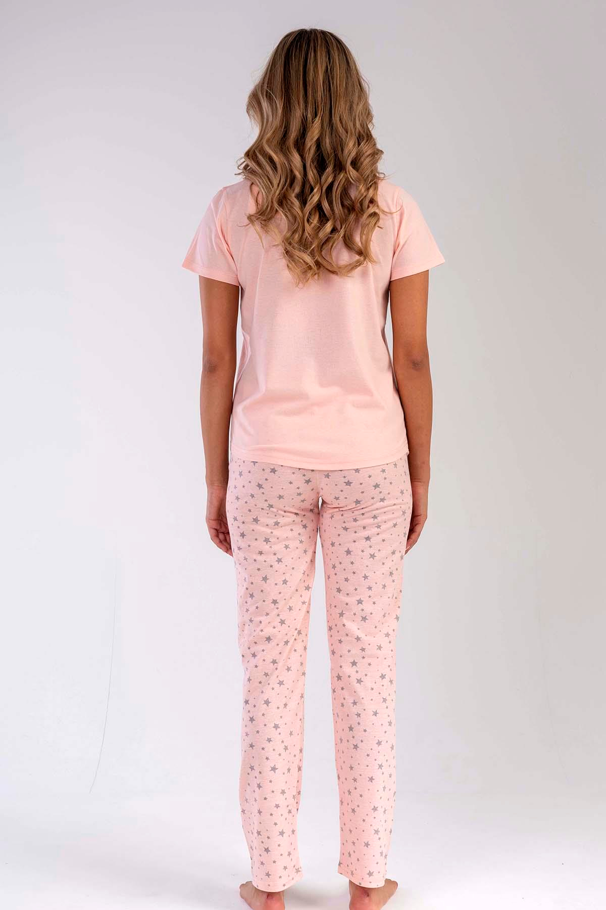 C&City 2023 Kısa Kol Pijama Takım Pembe-441028