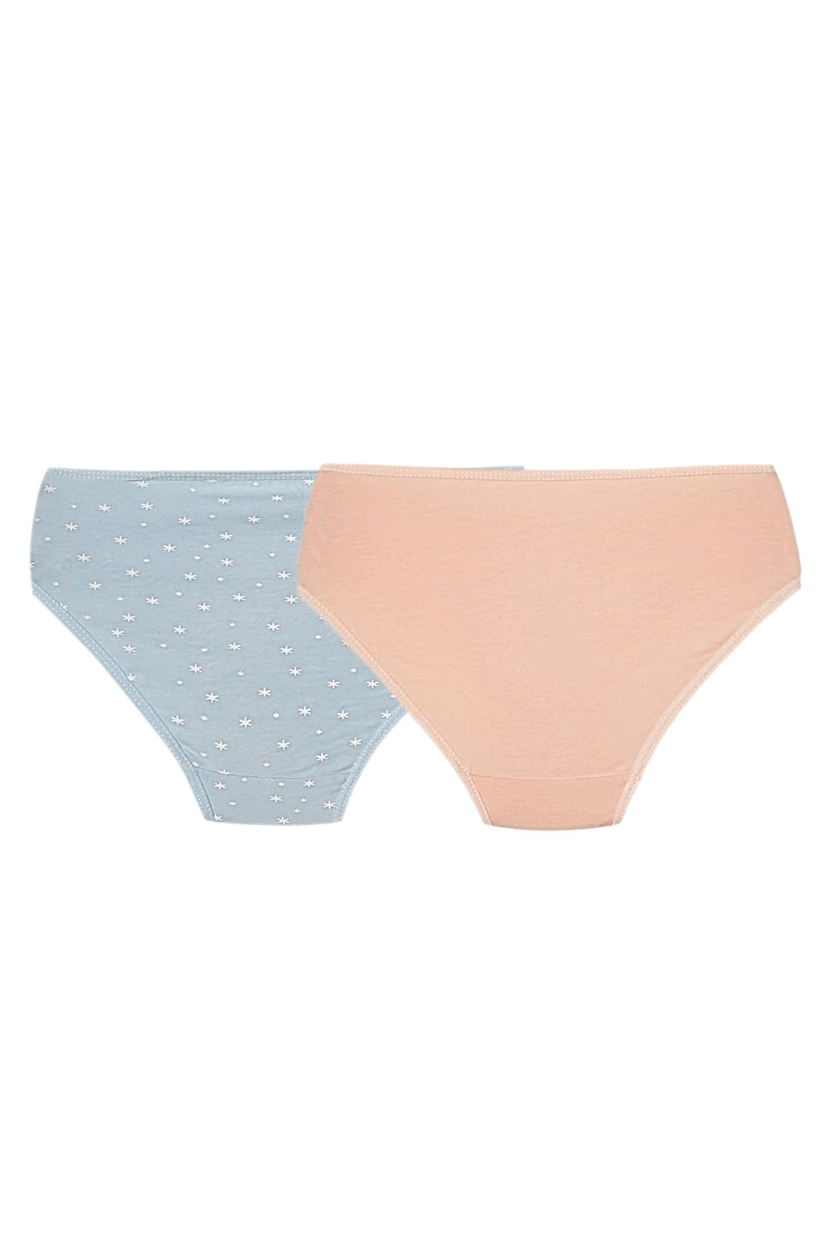 C&City Kız Çocuk 2'li Baskılı Slip Külot 1030 K-101