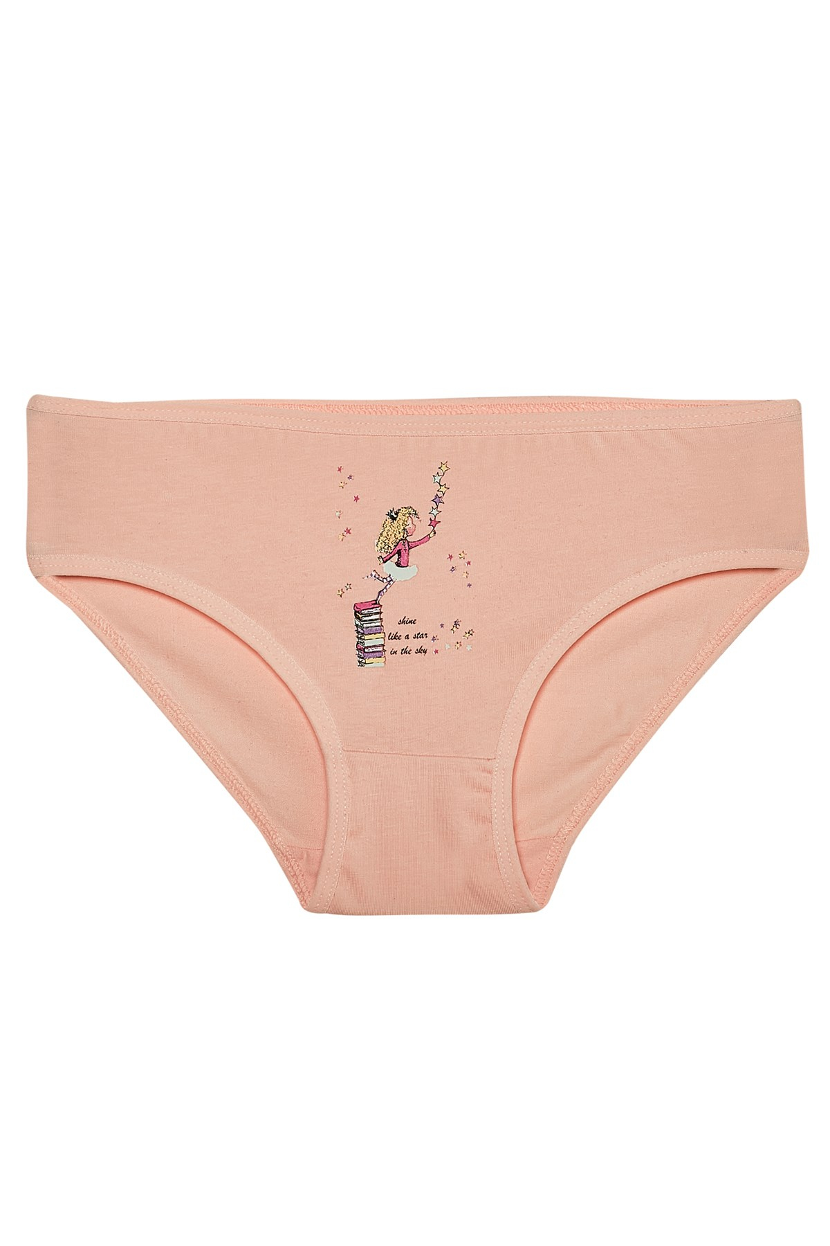 C&City Kız Çocuk 2'li Baskılı Slip Külot 1030 K-101