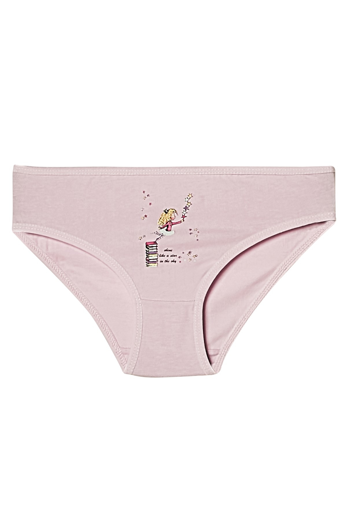 C&City Kız Çocuk 3'lü Baskılı Slip Külot 1020 K-101