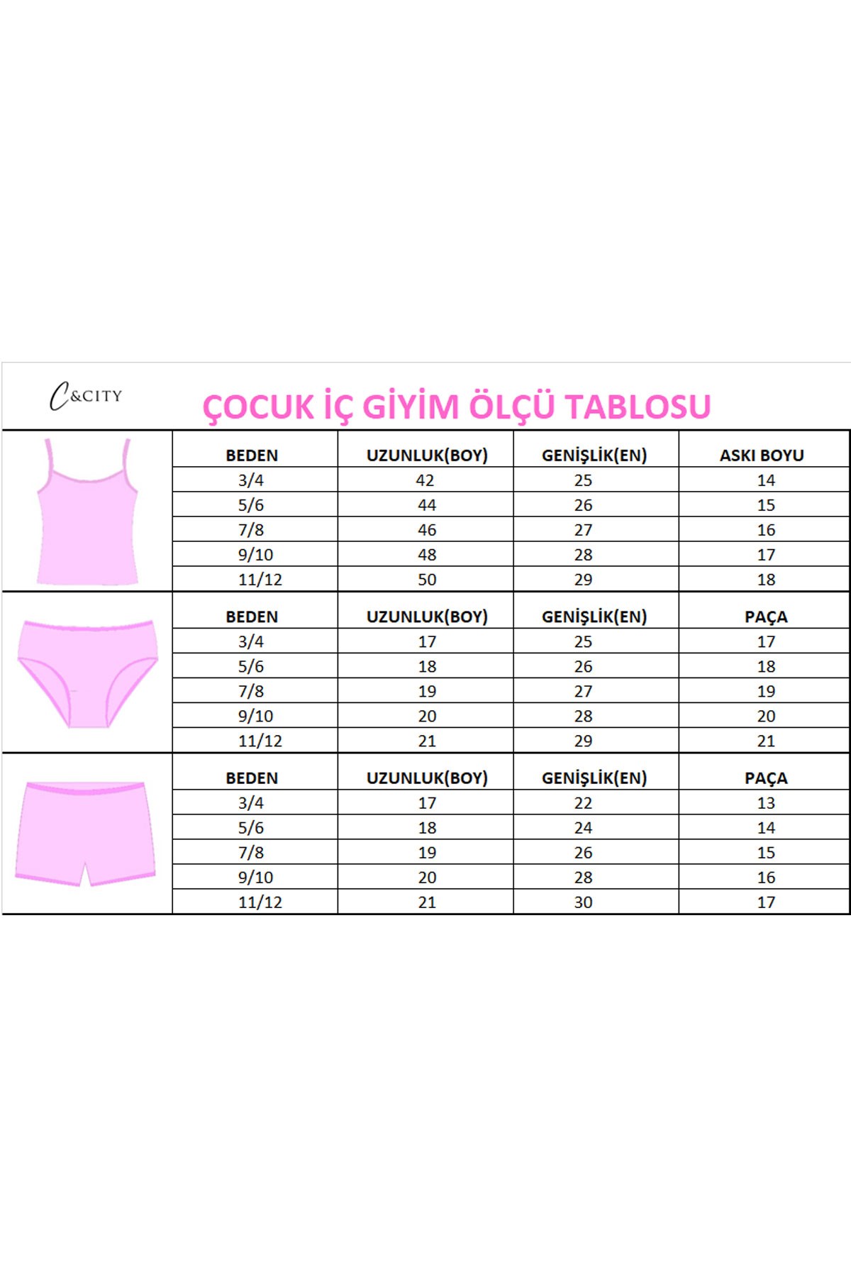 C&City Kız Çocuk 3'lü Baskılı Şort 1040 K-104
