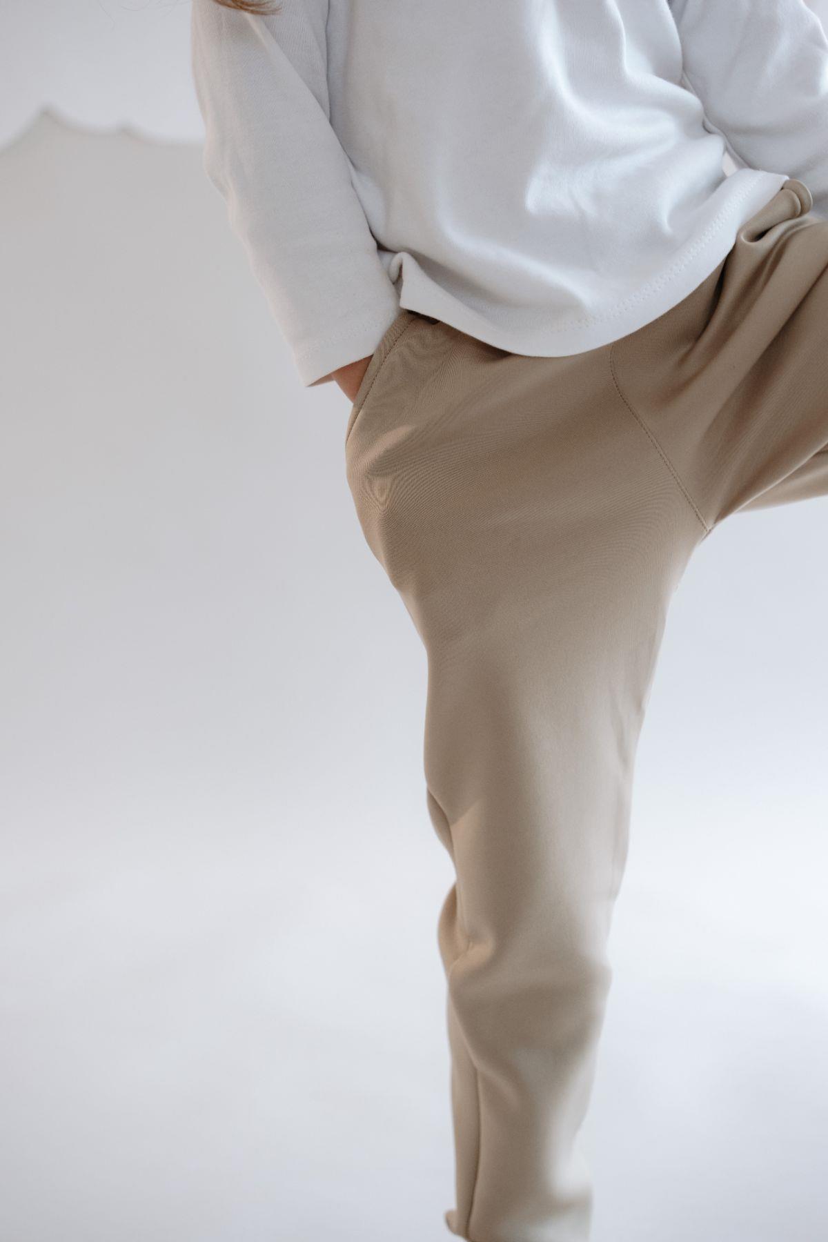 C&City Kız Çocuk Düz Paça Eşofman Altı 870 Taş