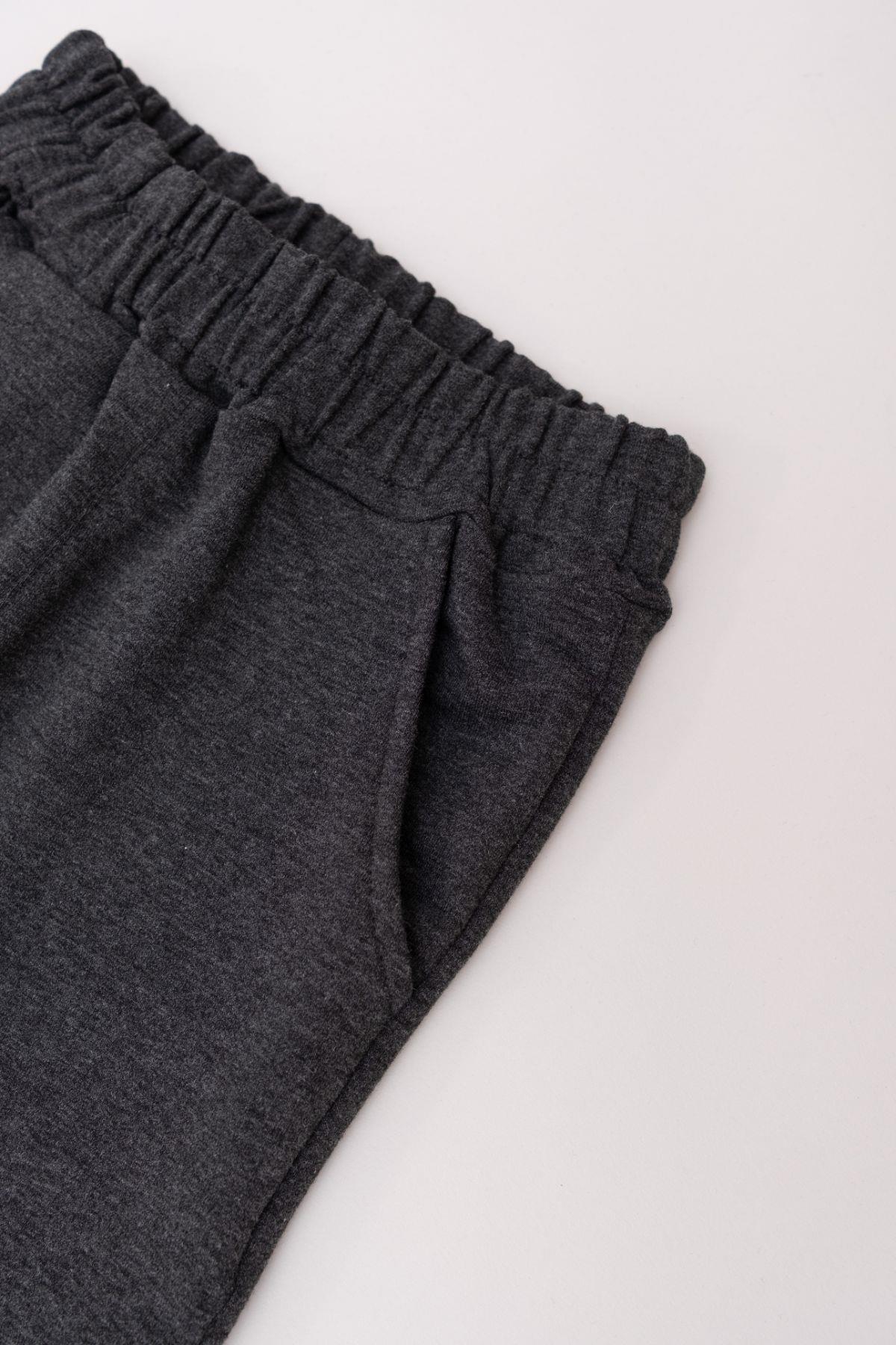 C&City Kız Çocuk Lastikli Paça Eşofman Altı 760 Antrasit