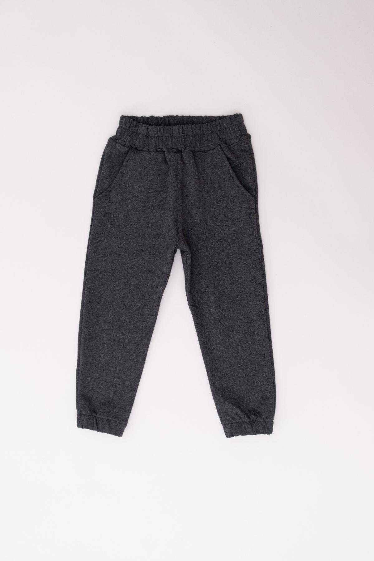 C&City Kız Çocuk Lastikli Paça Eşofman Altı 760 Antrasit