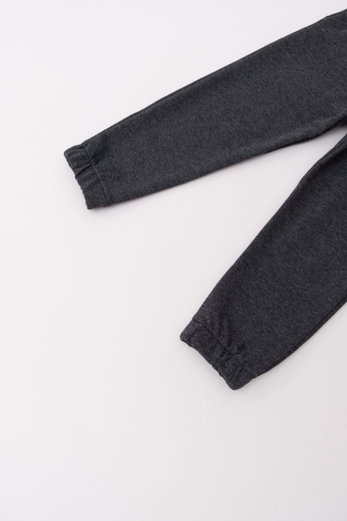 C&City Kız Çocuk Lastikli Paça Eşofman Altı 760 Antrasit