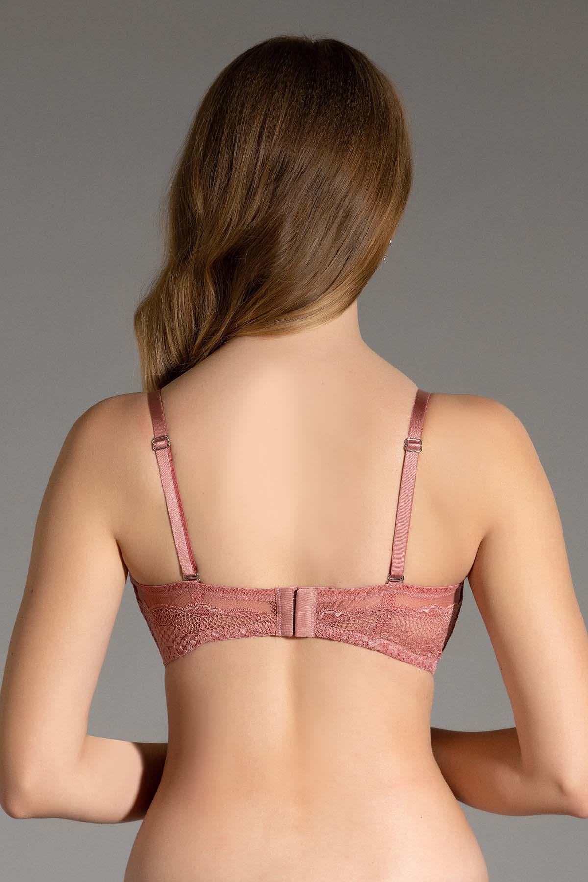 C&City Lotus Desteksiz Sütyen C13018 Gül Kurusu