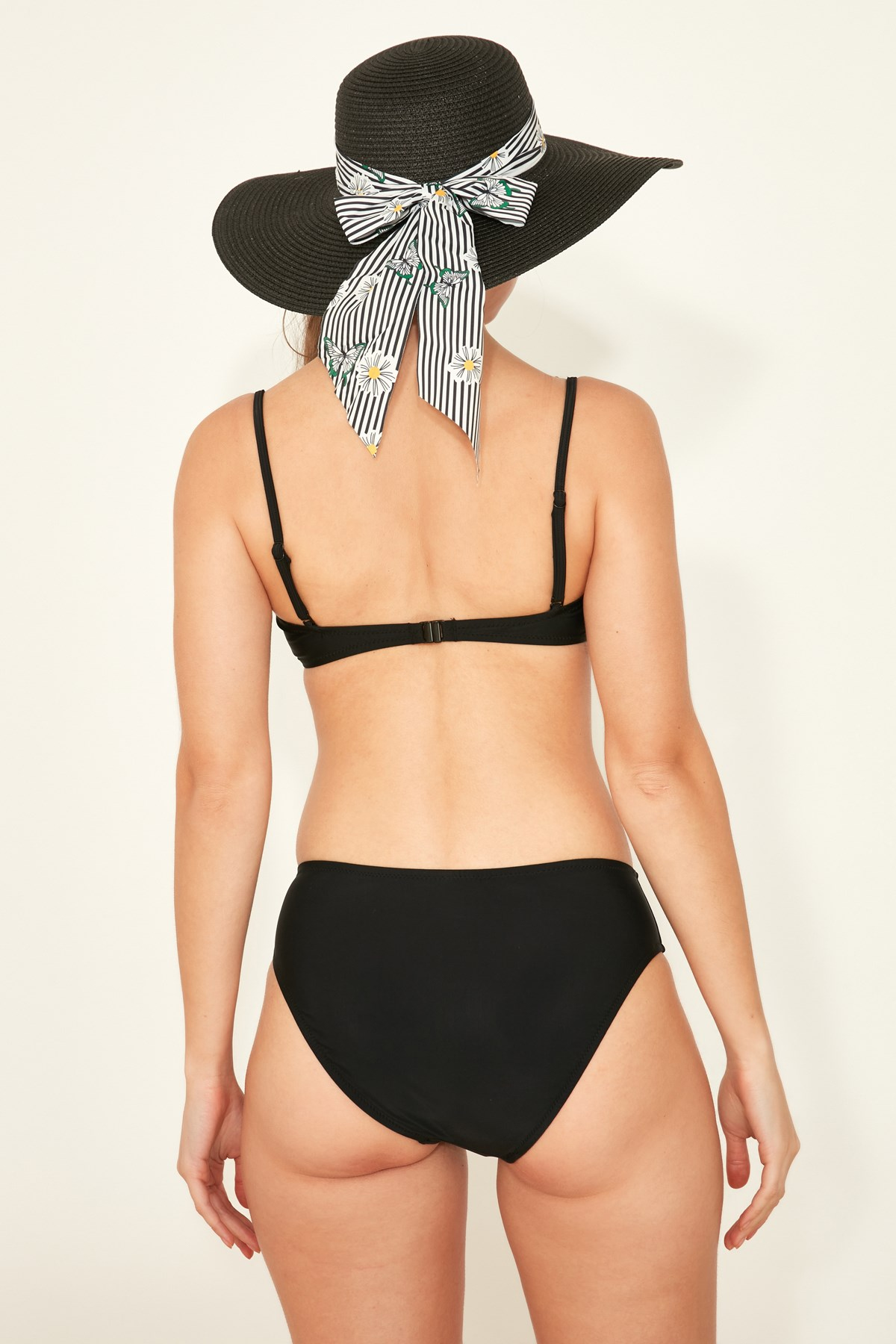 C&City Straplez Bikini Takım  3096 Siyah