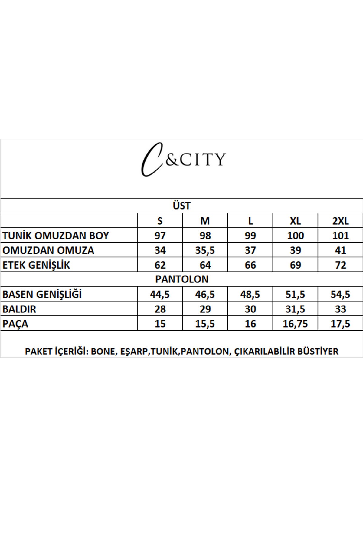 C&City Tam Kapalı Tesettür Mayo C15541 Antrasit