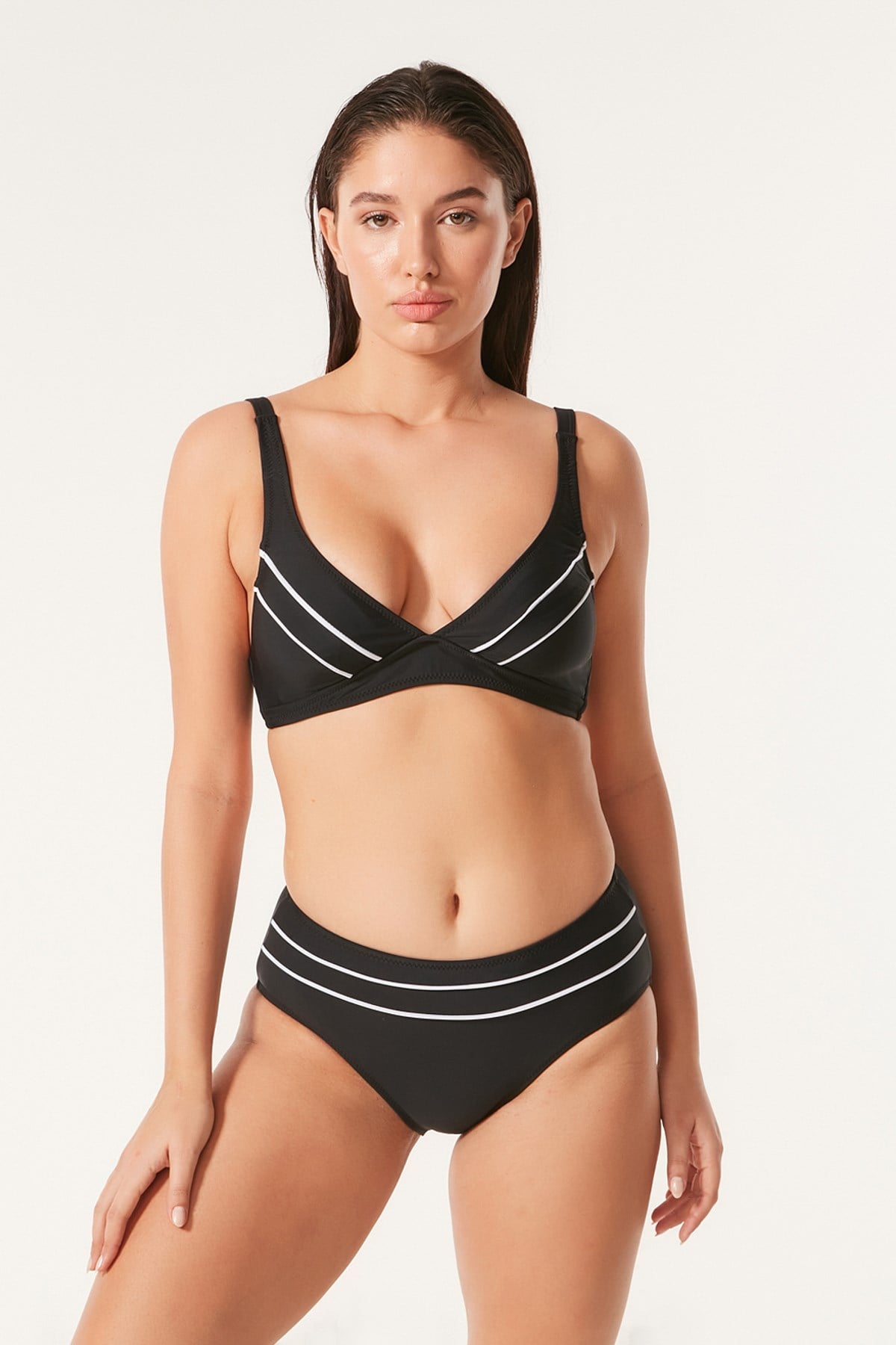 C&City Toparlıyıcı Bikini Takım 2996 Siyah