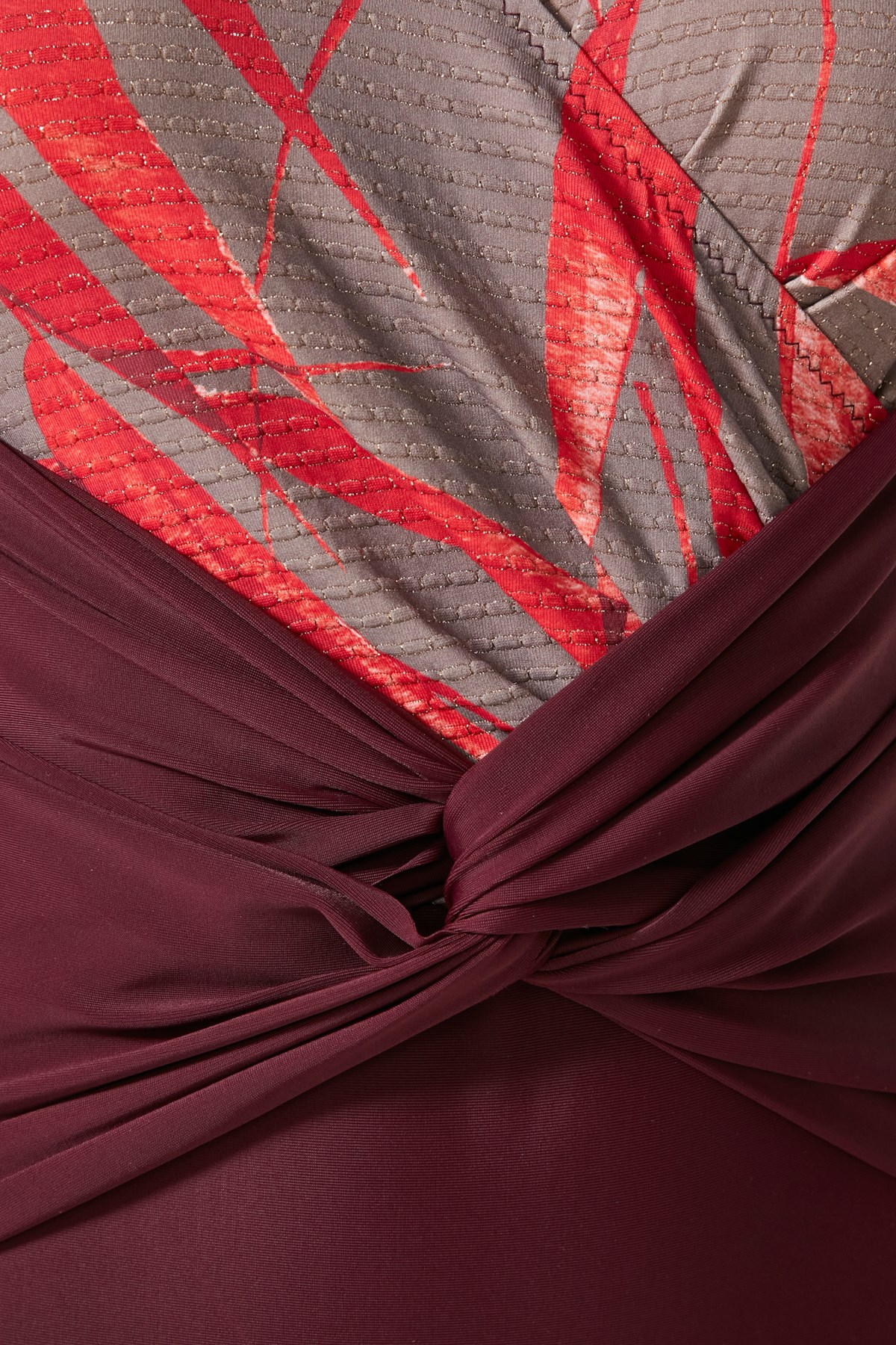 C&City V Yaka Mayo 7497 Bordo