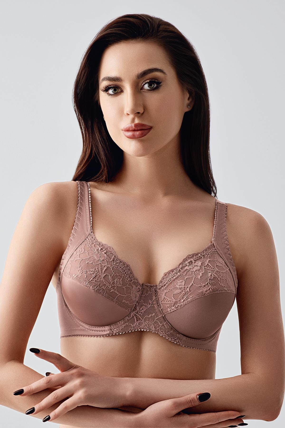 C&City Minimizer Bra with Lace Detail C12305