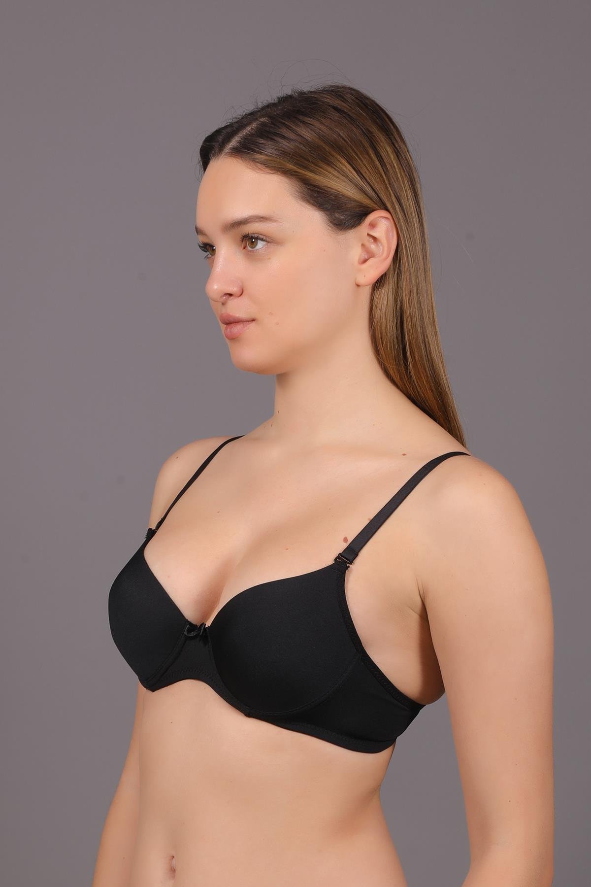 C&City Destekli Sütyen 1725 Siyah