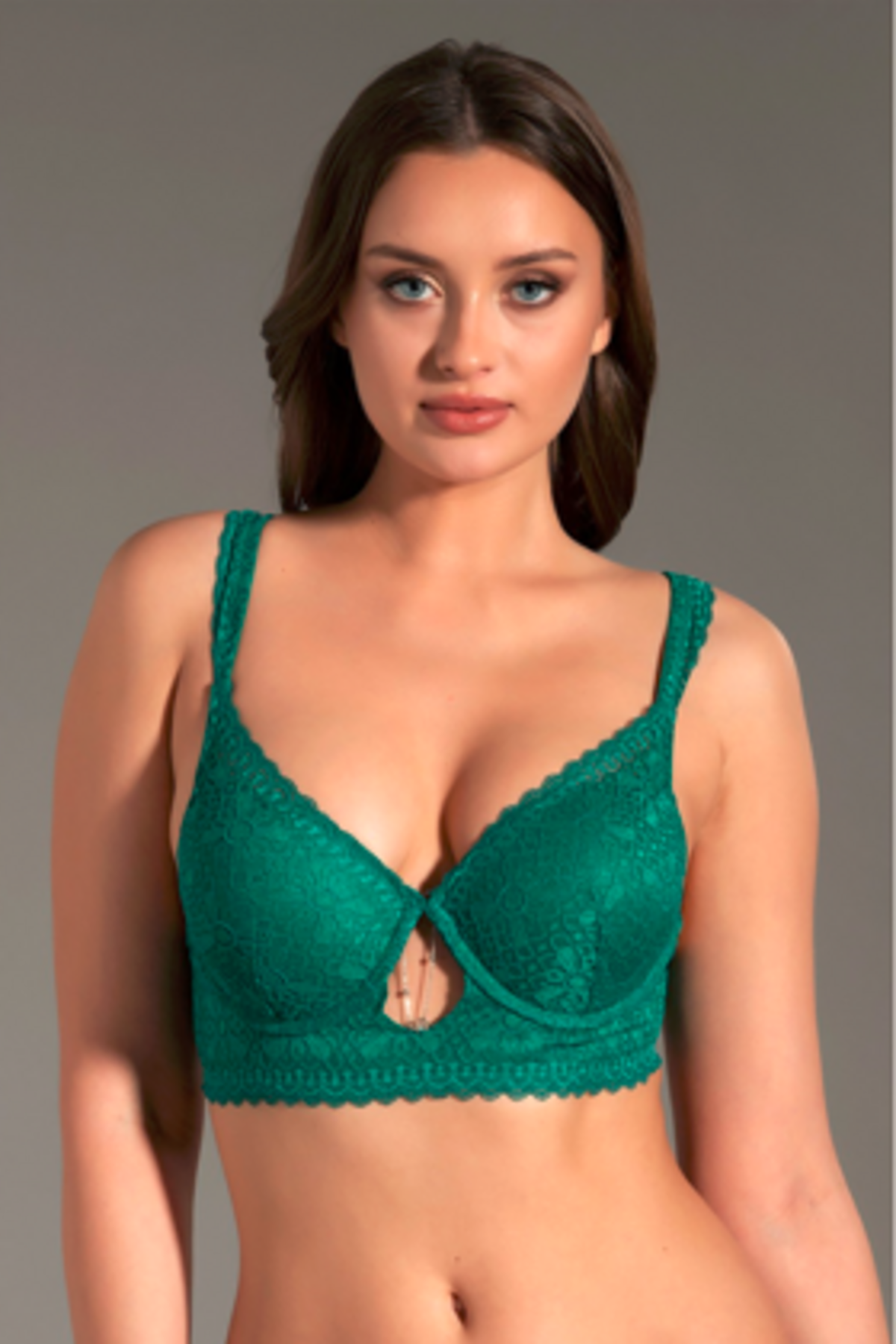 Destekli Sütyen C13014 Yeşil