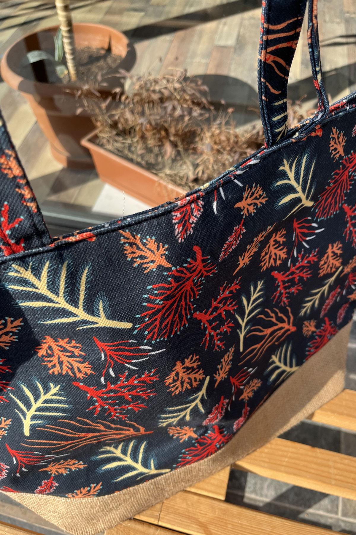 Dijital Baskılı Plaj Çantası Y8670-26 K-11