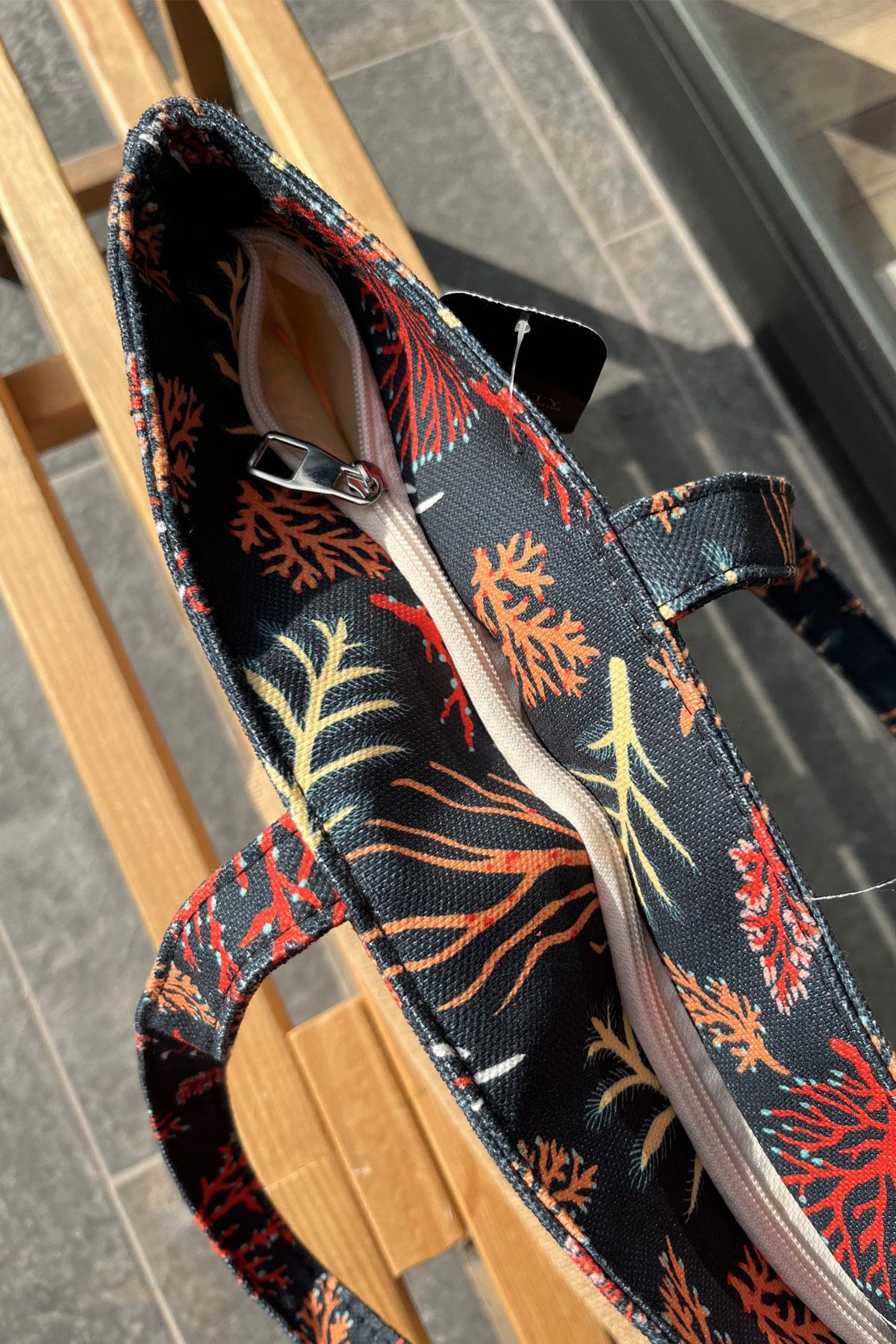 Dijital Baskılı Plaj Çantası Y8670-26 K-11